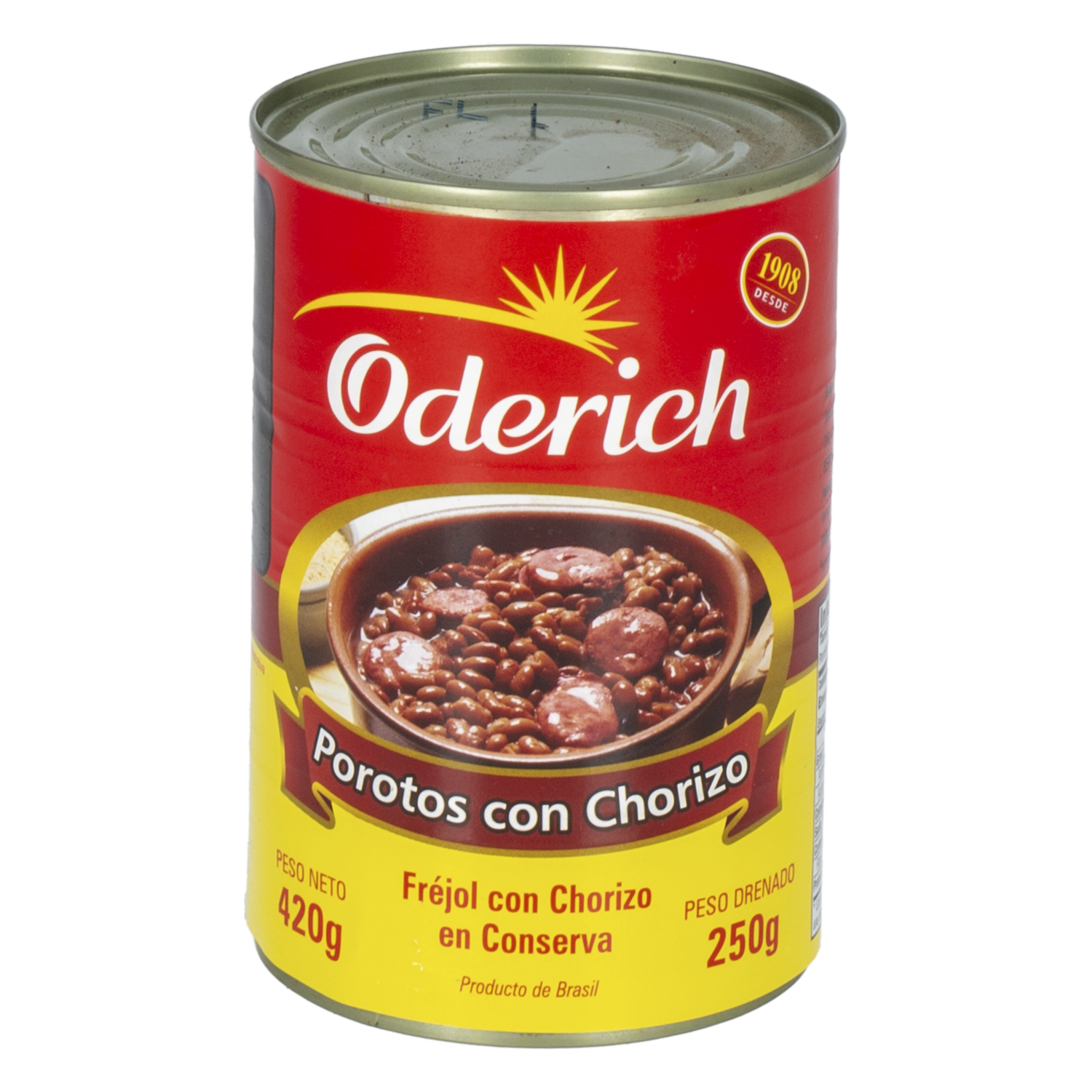 Frejol Con Chorizo En Conserva ODERICH 420 G