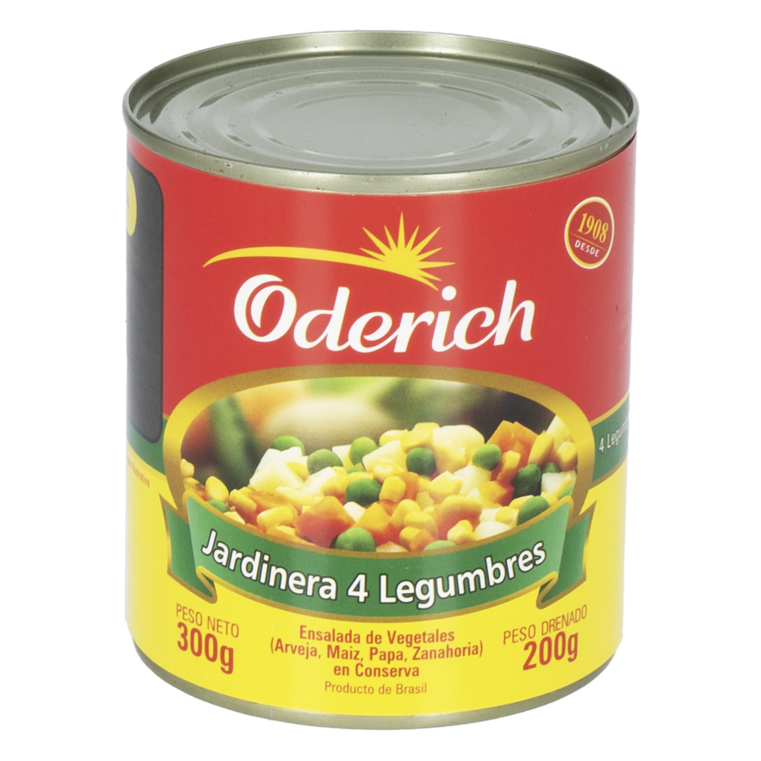 Ensalada De Vegetales Mixtos En Conserva ODERICH 300 G