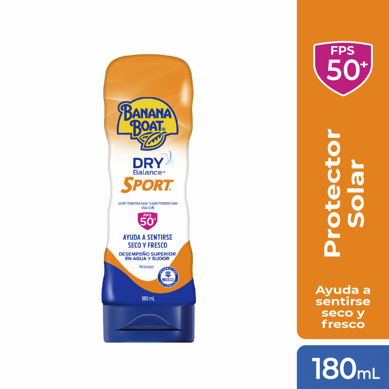 Protector Solar Dry Bal Sport Ltn Spf50+ BANANA BOAT 180 Ml