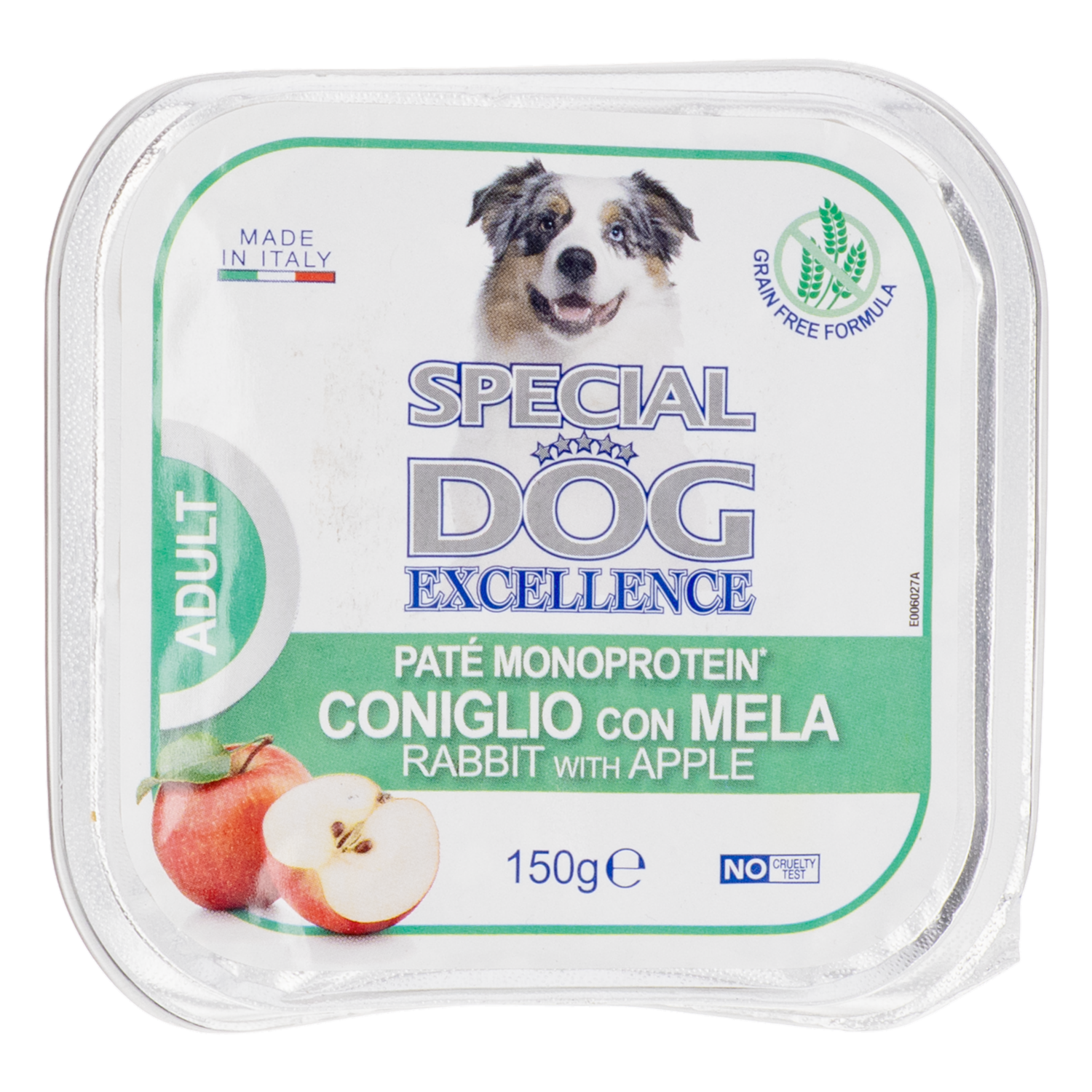 Alimento Húmedo Para Perros Monoproteina Conejo Y Manzana EXCELLENCE 150 G