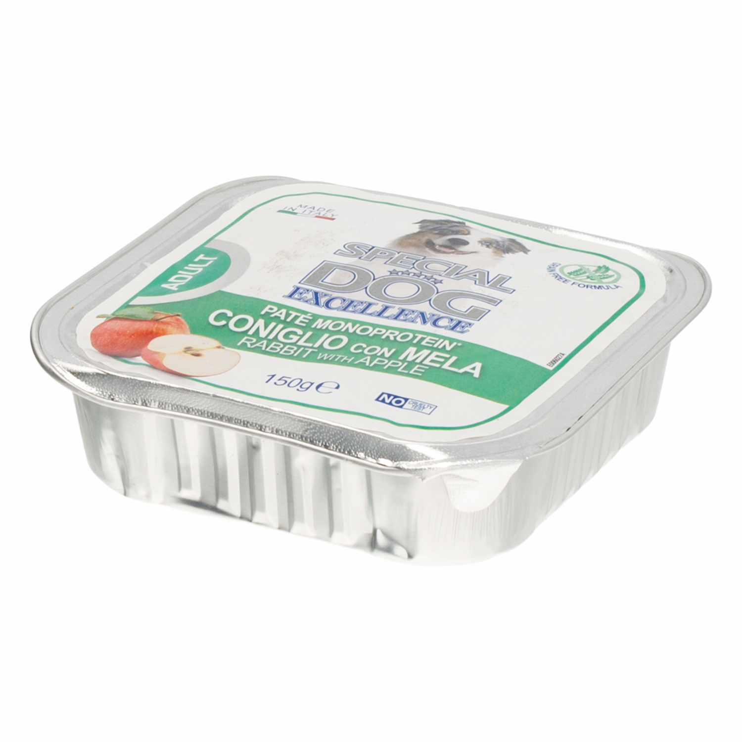 Alimento Húmedo Para Perros Monoproteina Conejo Y Manzana EXCELLENCE 150 G