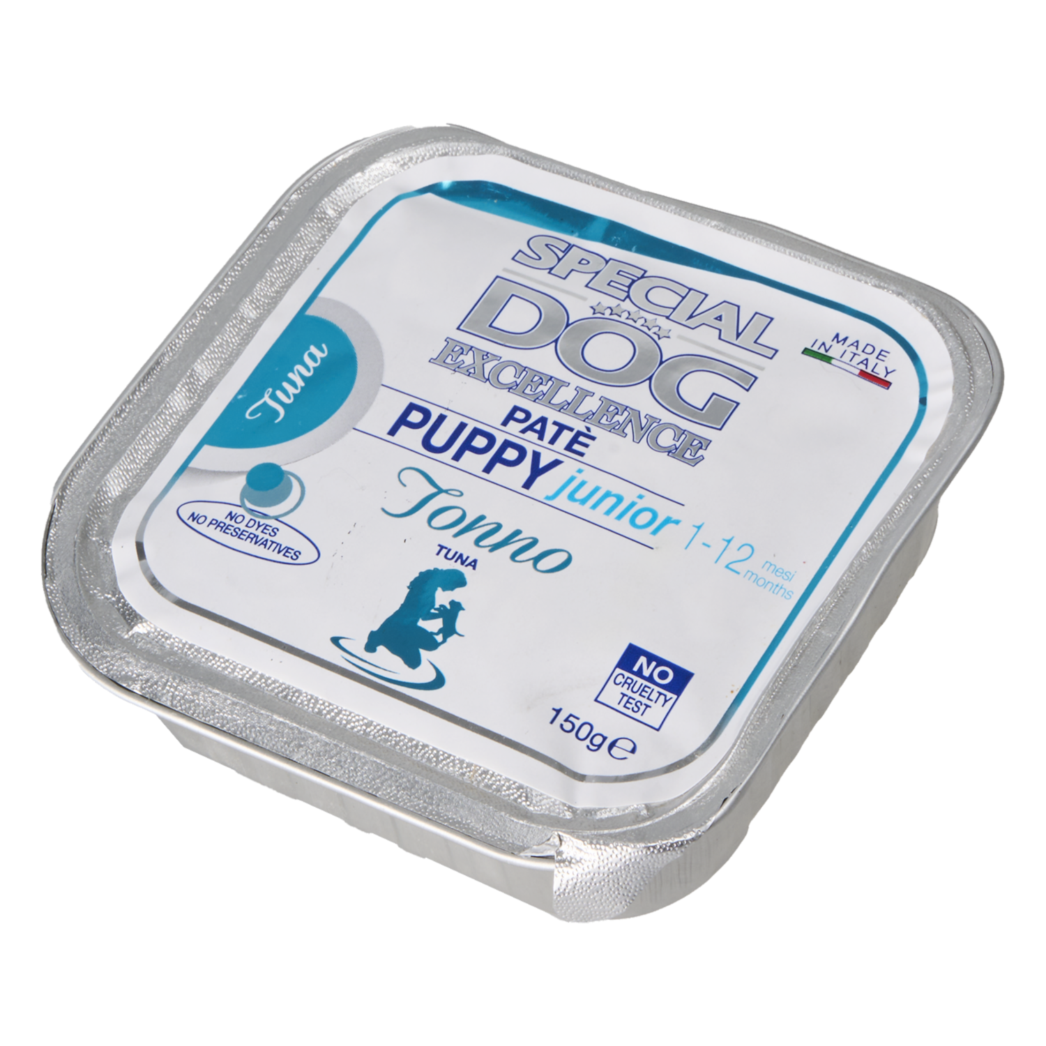 Alimento Húmedo Para Perros Cachorros 1 a 12 Meses  Pate Completo  De Atún EXCELLENCE 150 G
