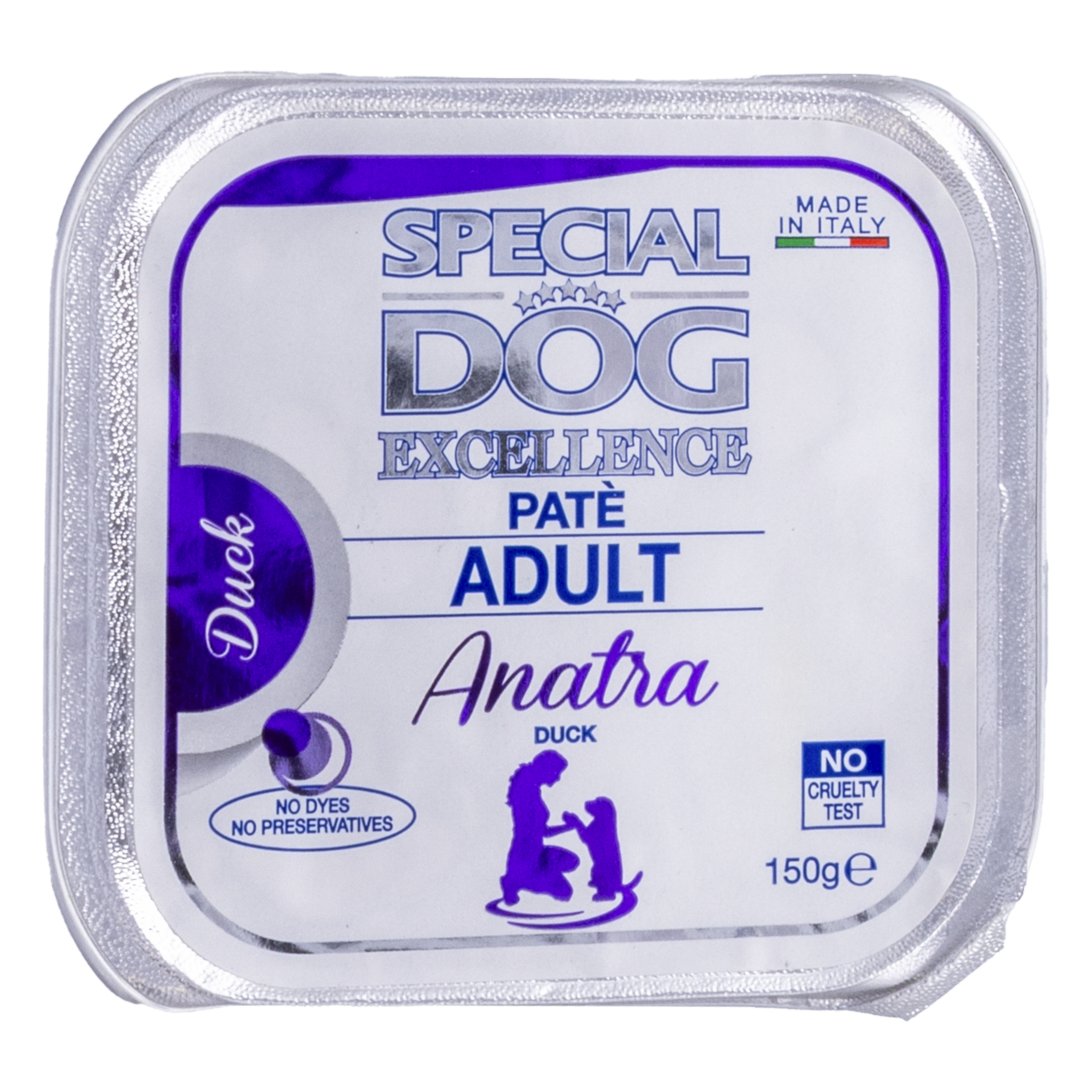 Alimento Húmedo Para Perros Adulto En Paté Sabor Pato SPECIAL DOG EXCELLENCE 150 G