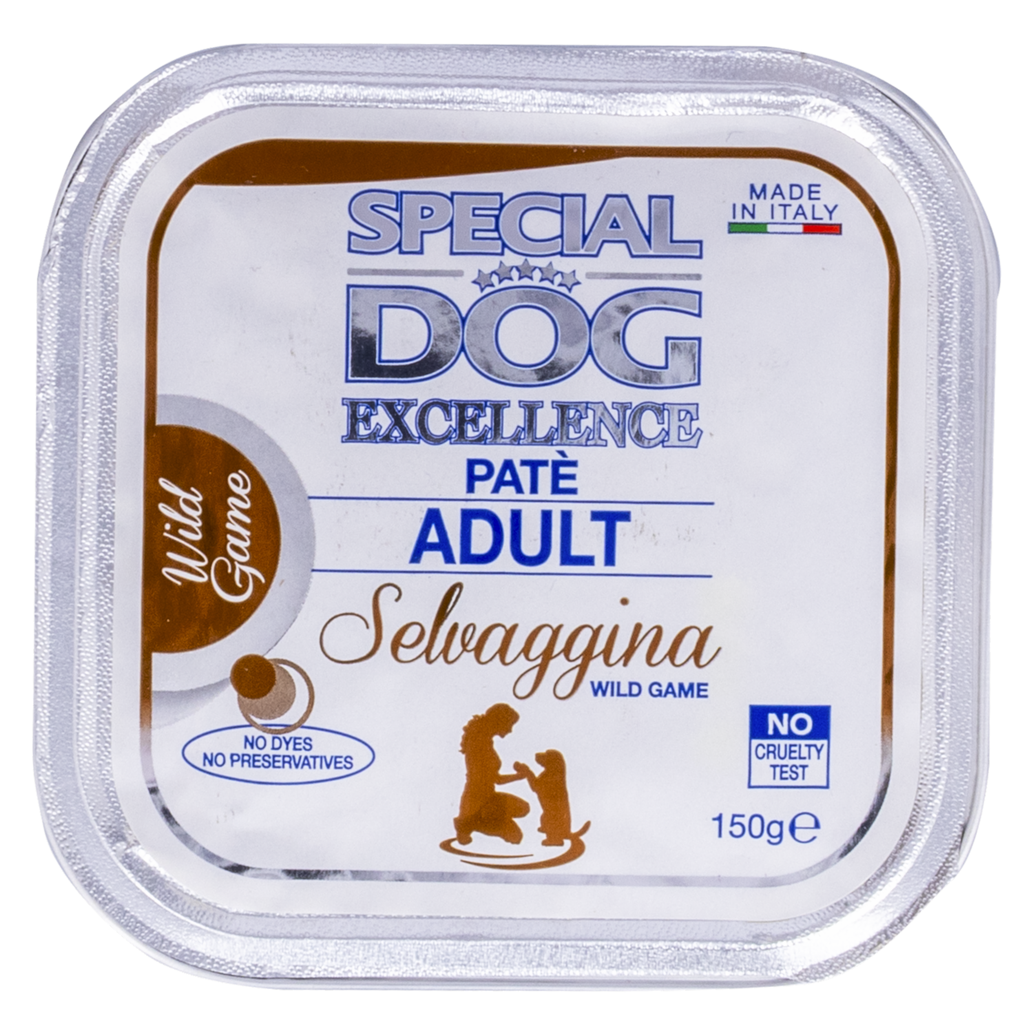 Alimento Húmedo Para Perros Adulto En Paté Sabor Carne De Caza SPECIAL DOG EXCELLENCE 150 G
