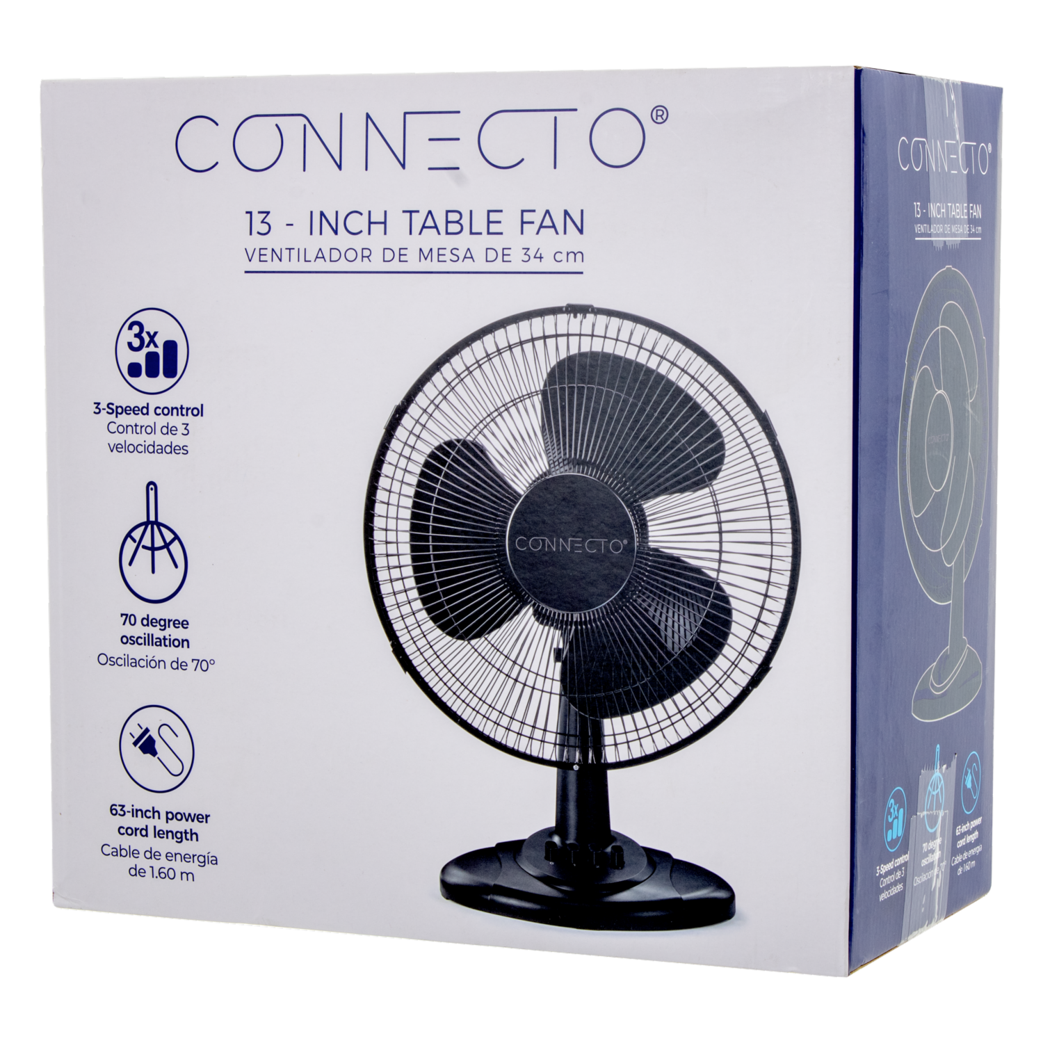 Ventilador De Escritorio CONNECTO CVT-003B