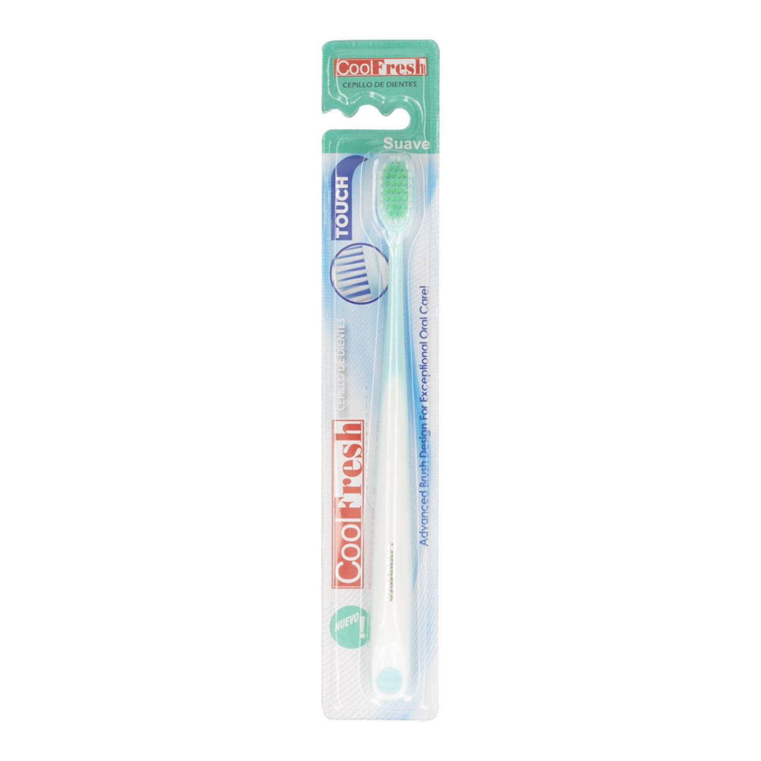 Cepillo Dental Cabeza Cuadrada Cerdas Suaves COOLFRESH 1 U