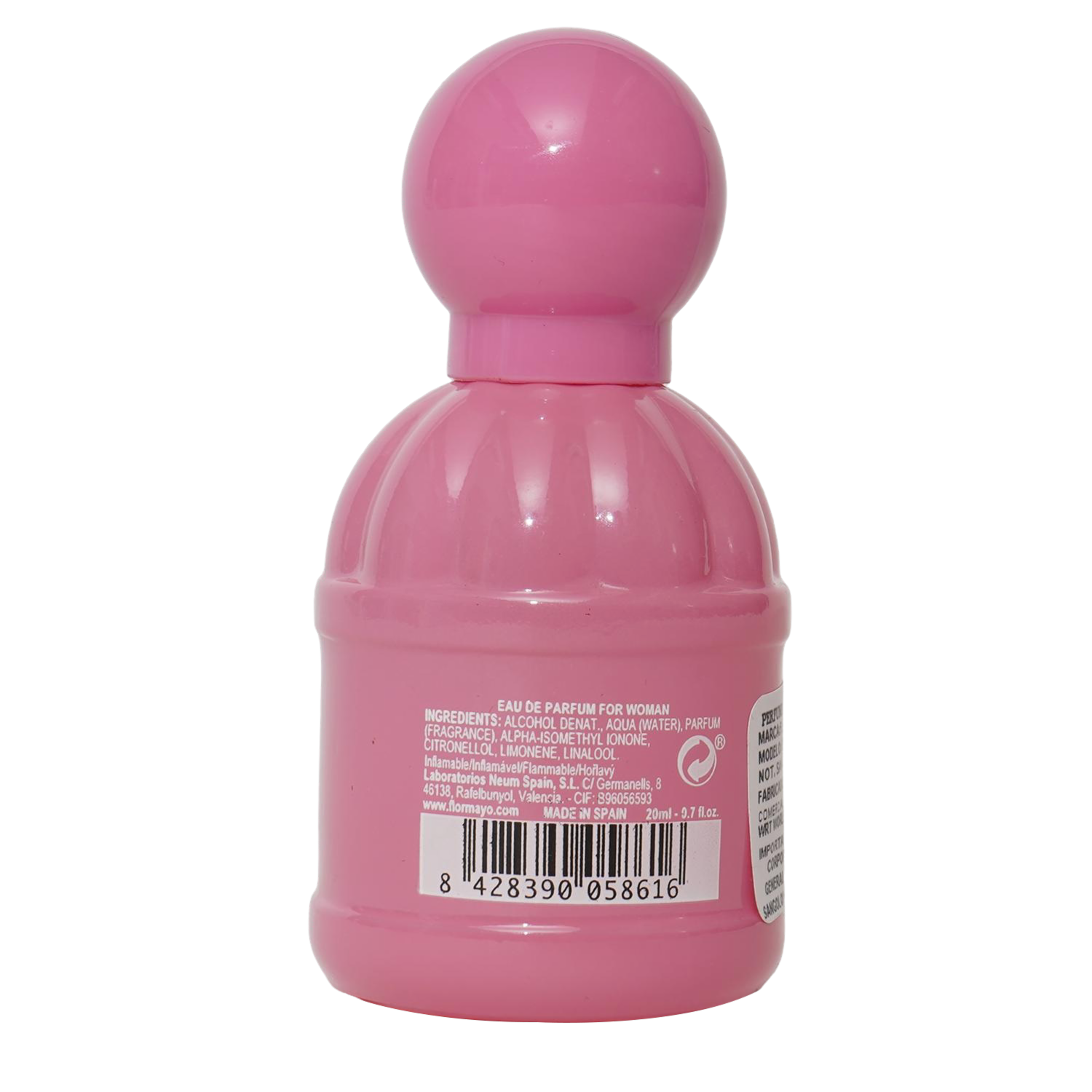 Fragancia Para Dama Bombón Pink FLOR DE MAYO EDP