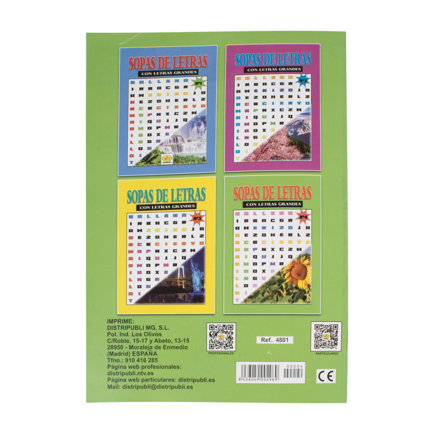 Libro Sopas De Letras MACROBOOKS 48 Páginas