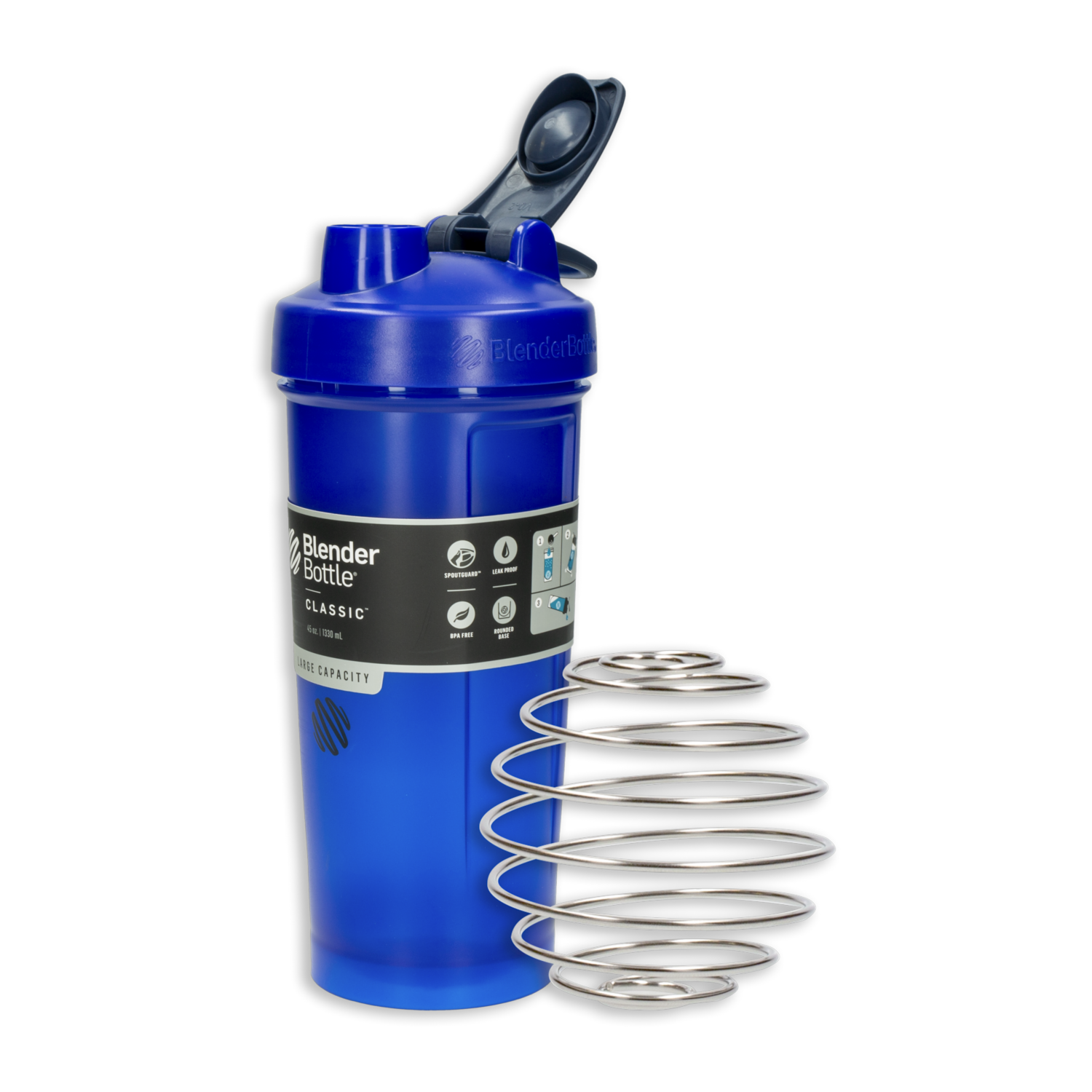 Tomatodo Classic Azul Con Bola Mezcladora BLENDER BOTTLE 1330 Ml