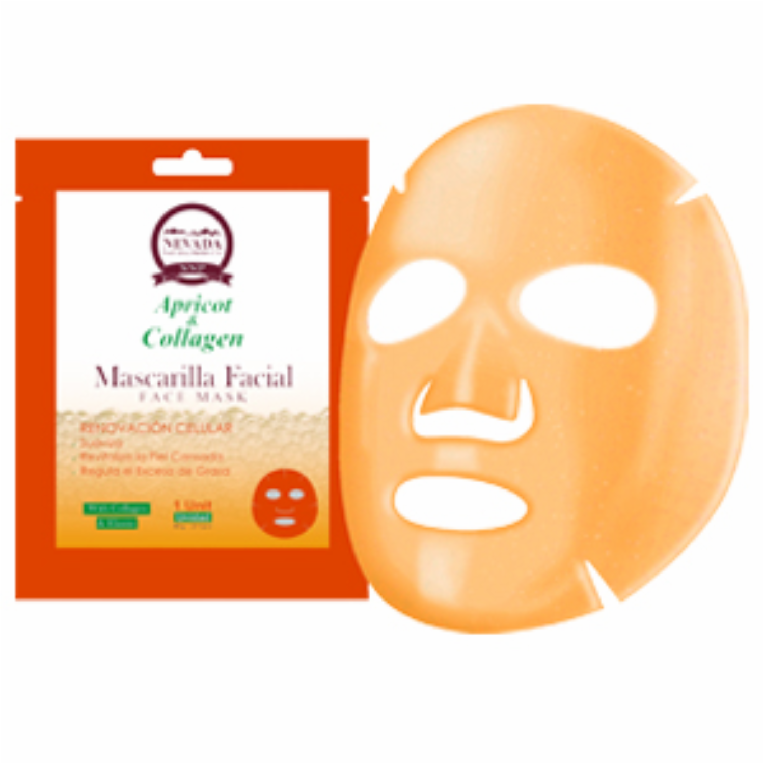 Mascarilla Facial Collage Apricot NEVADA 60 Gr