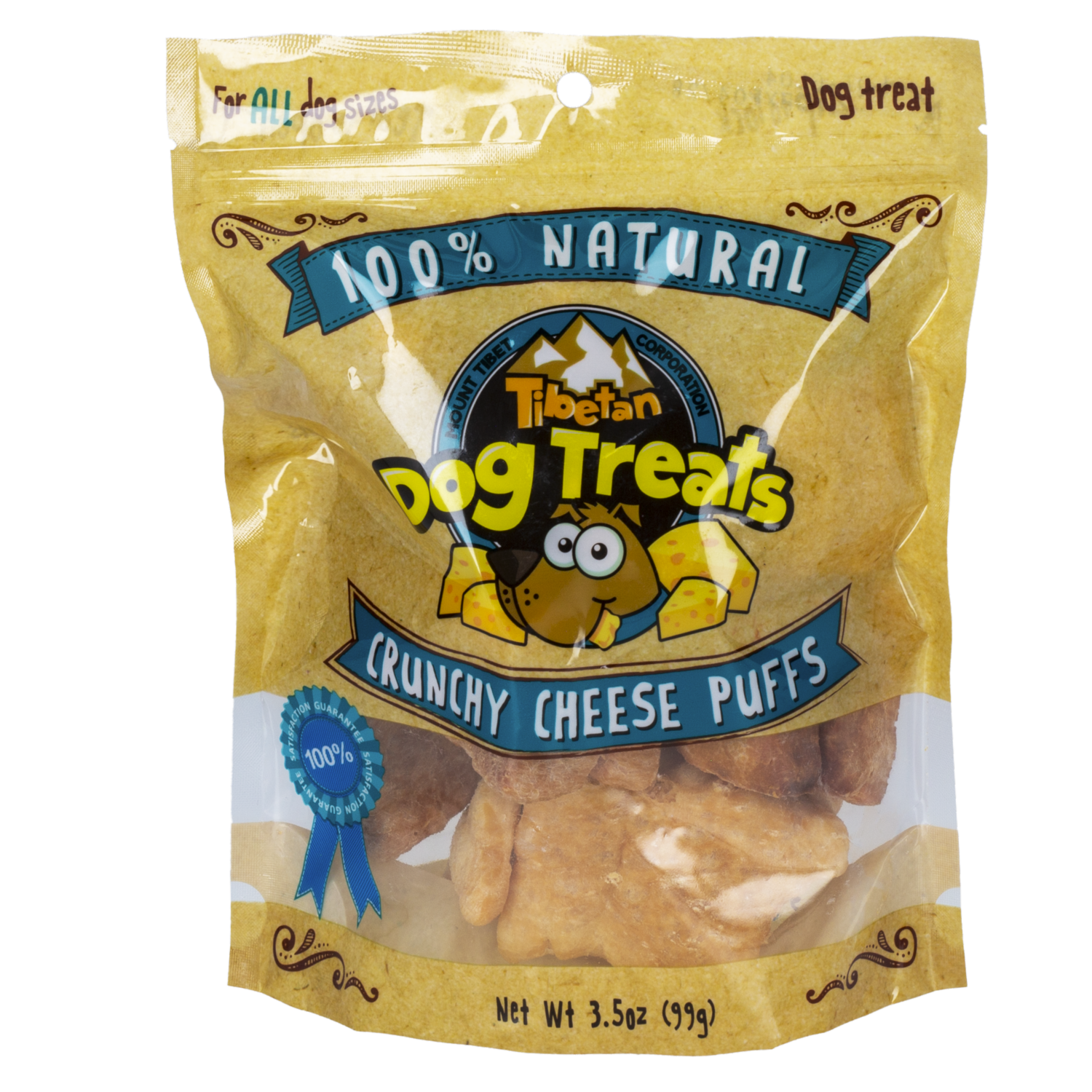 Snack Para Perros Crunchy Cheese Puffs DOG TREATS 99.22 G