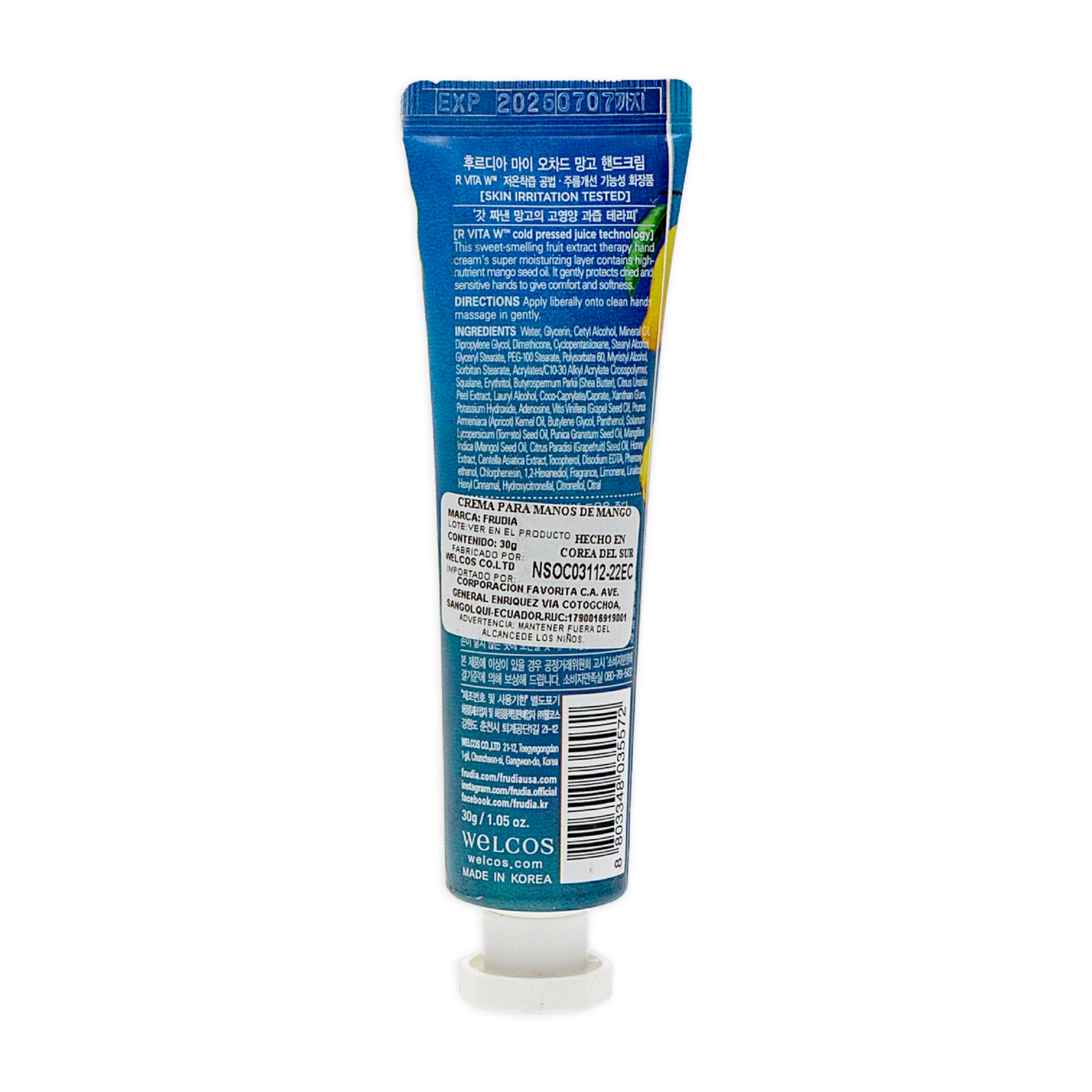 Crema Para Manos Mango FRUDIA Mango