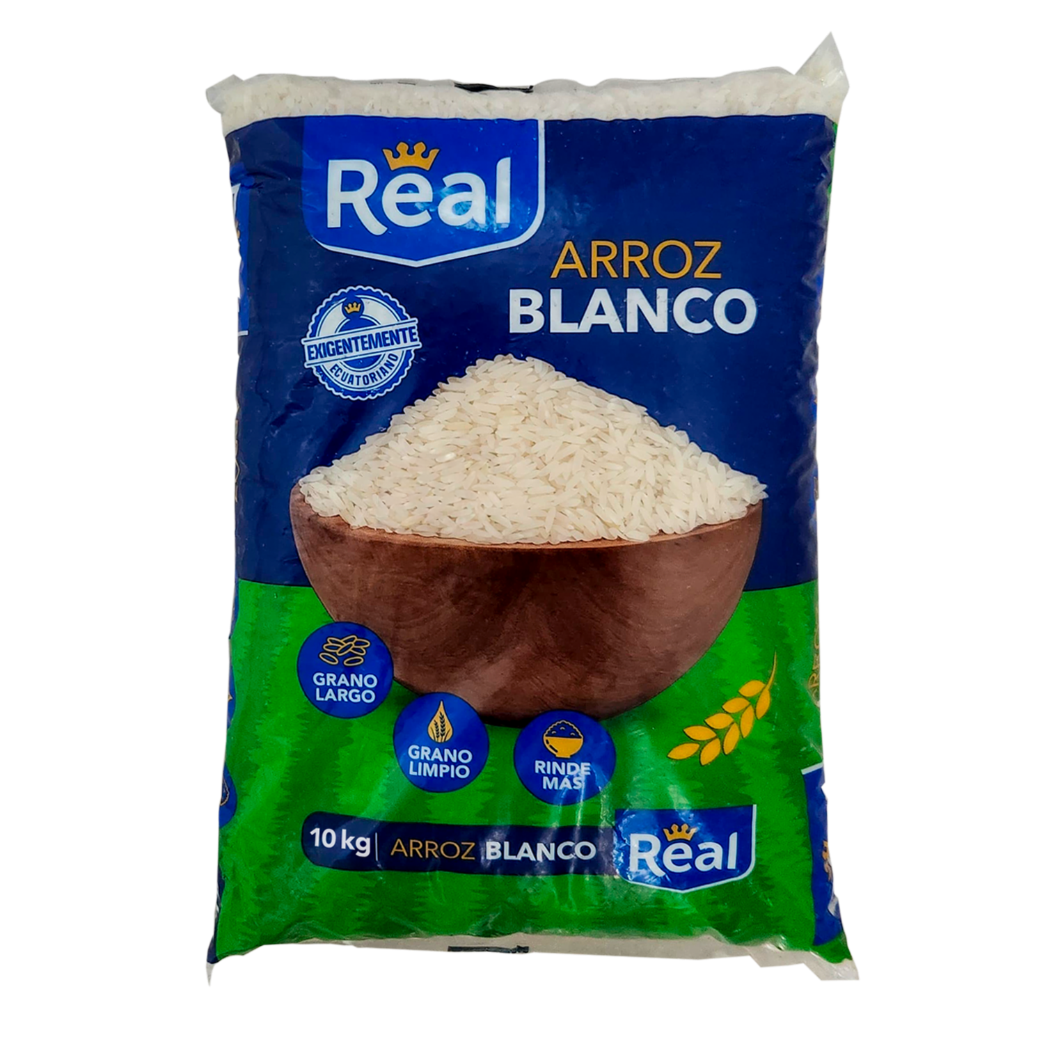 Arroz Blanco Grano Largo Y Limpio REAL 10 Kg