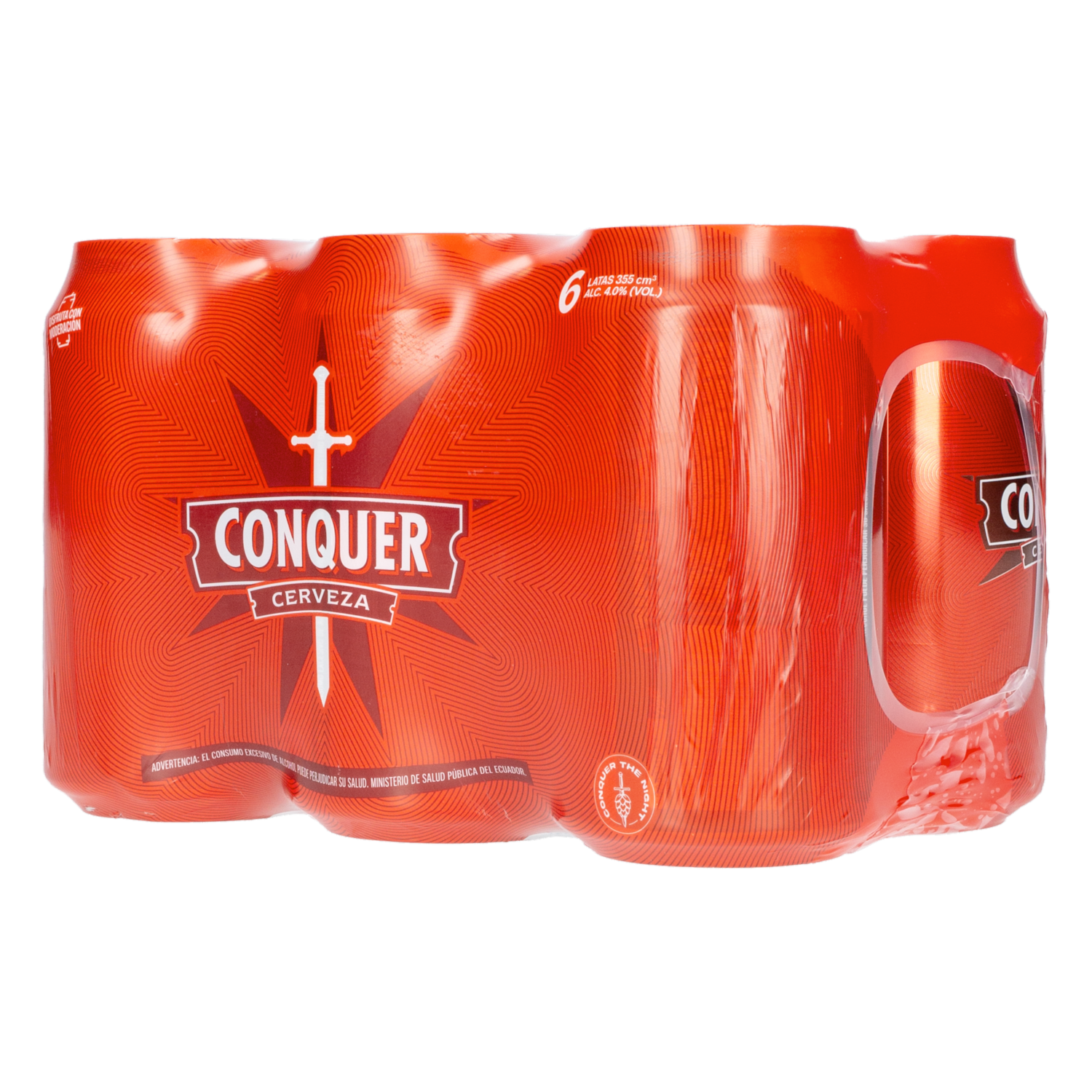 Cerveza En Lata 6 Pack CONQUER 6 X 355 Ml
