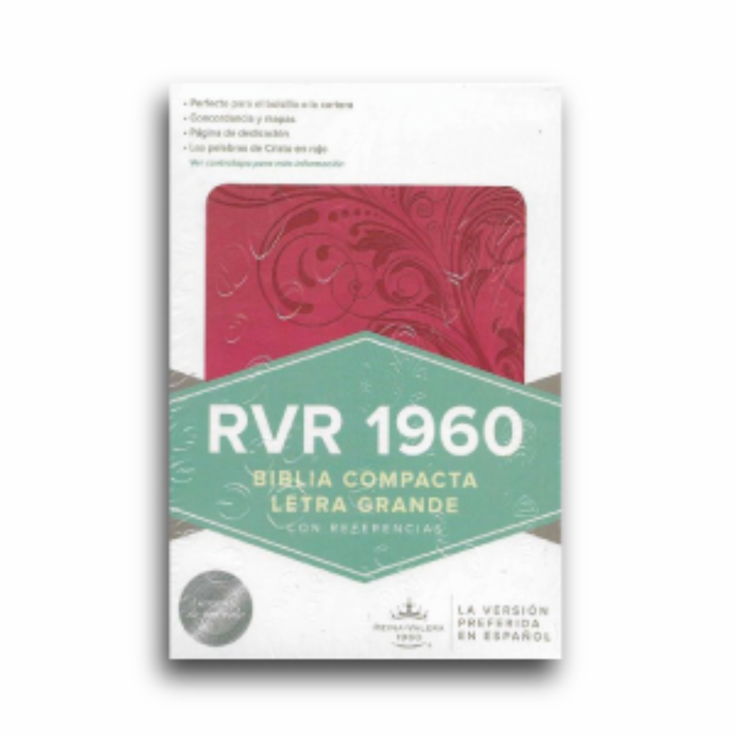 Santa Biblia RVR 1960 (Bolsillo Rosa) LA REINA 1101 Páginas