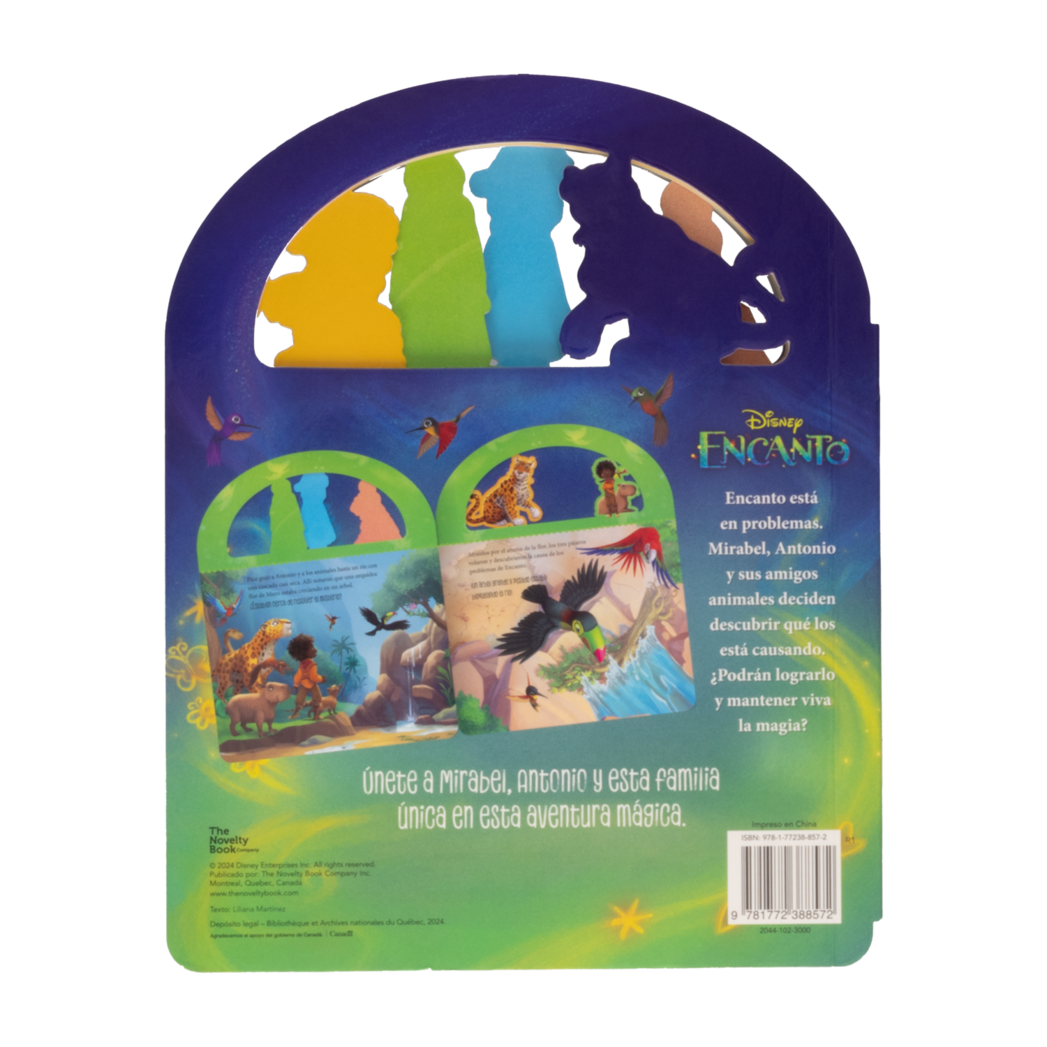 Libro Encanto Misterio En La Jungla NICKELODEON 10 Páginas