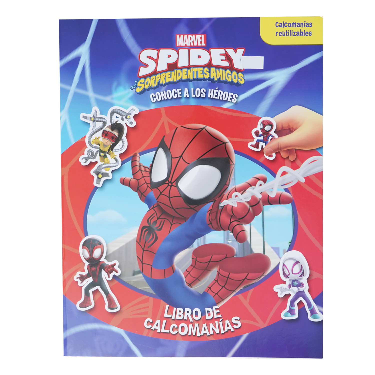 Libro Marvel Spidey Libro De Calcomanías DISNEY 16 Páginas
