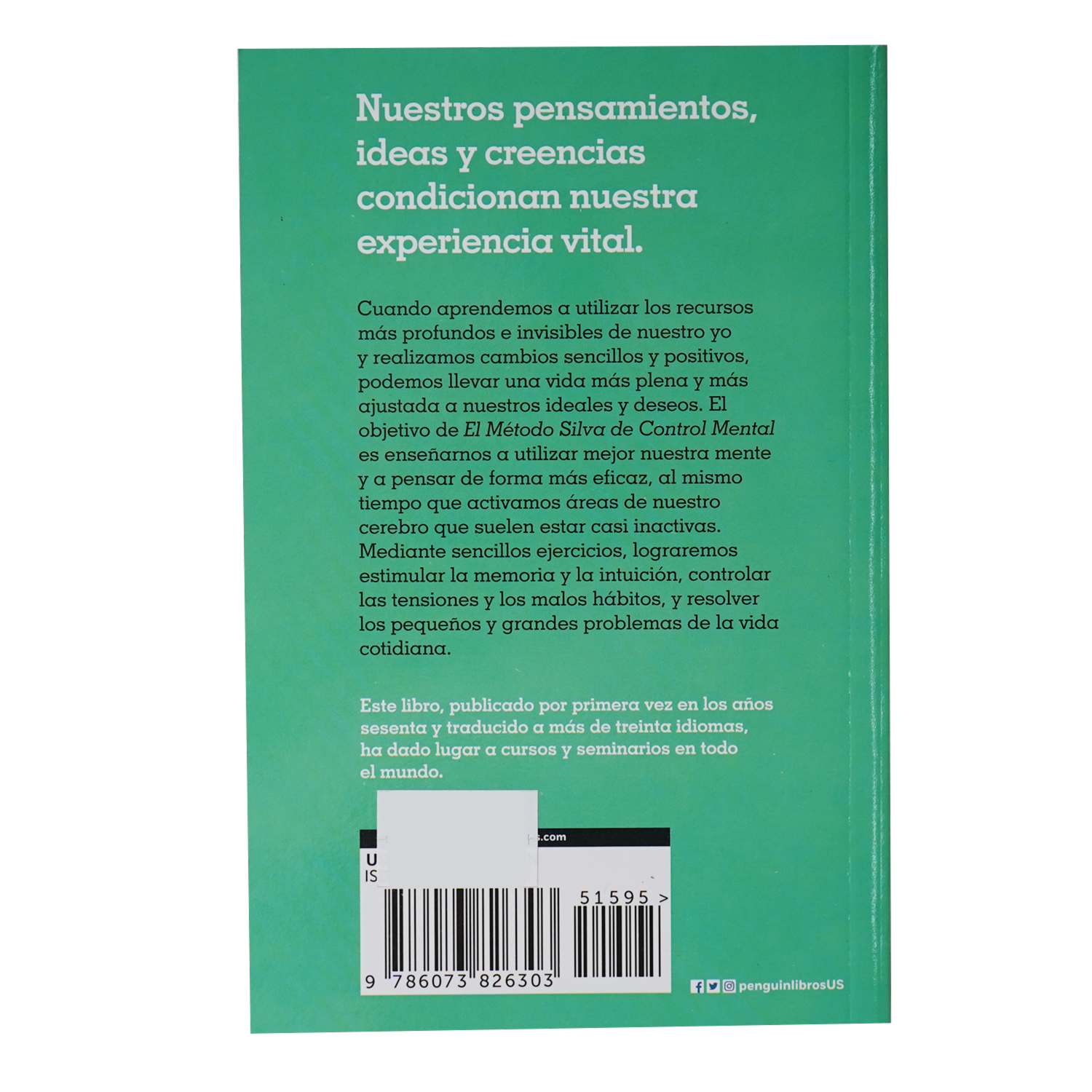 Libro El Método Silva De Control Mental ALFAGUARA 263 Páginas