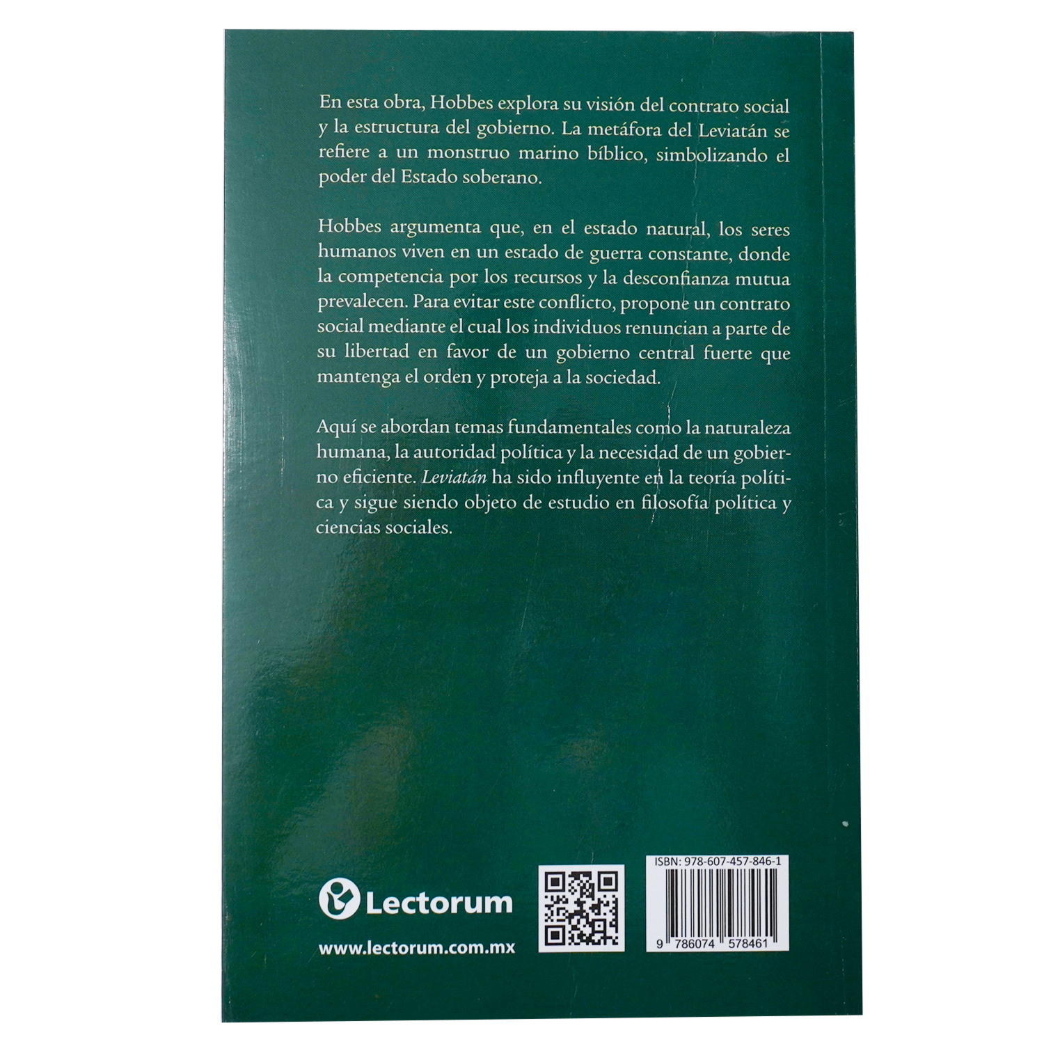 Libro Leviatán Parte I Y Ii LECTORUM 293 Páginas