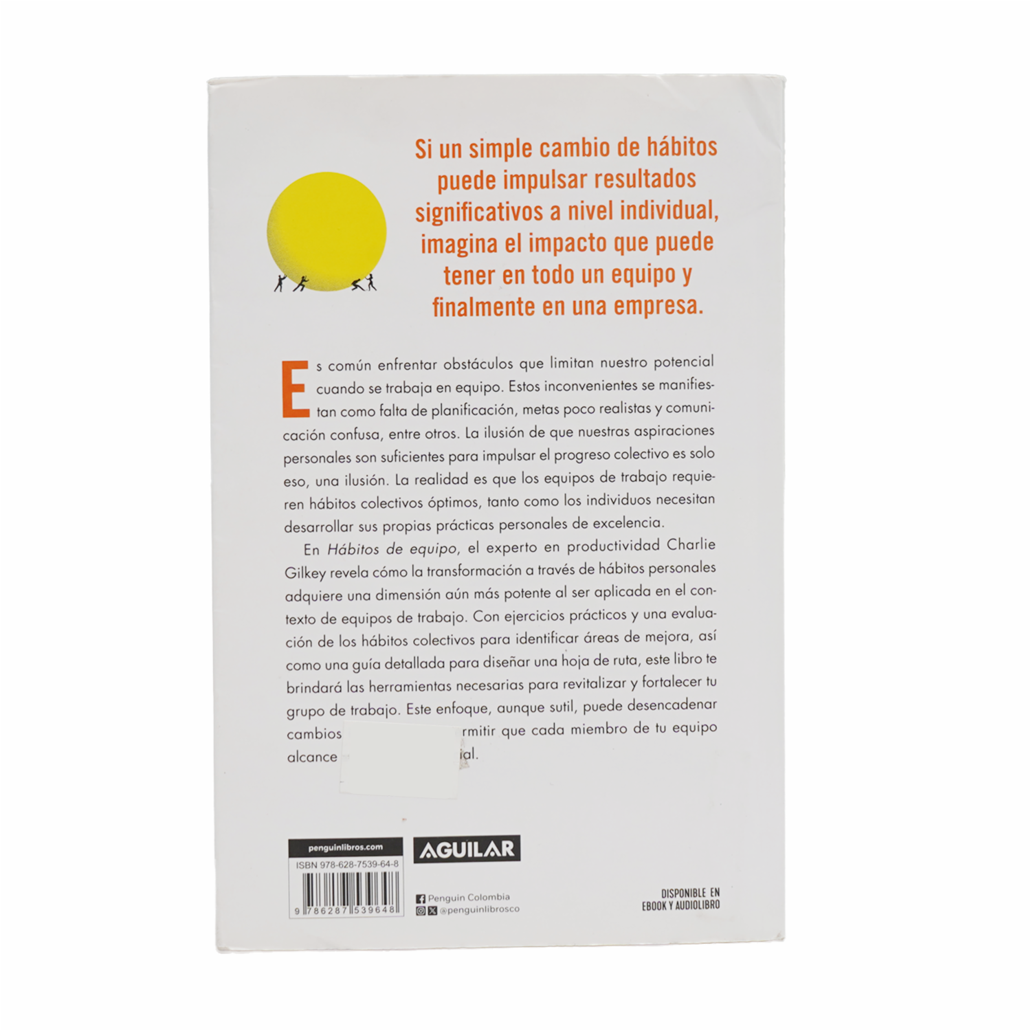 Libro Hábitos De Equipo AGUILAR 290 Páginas