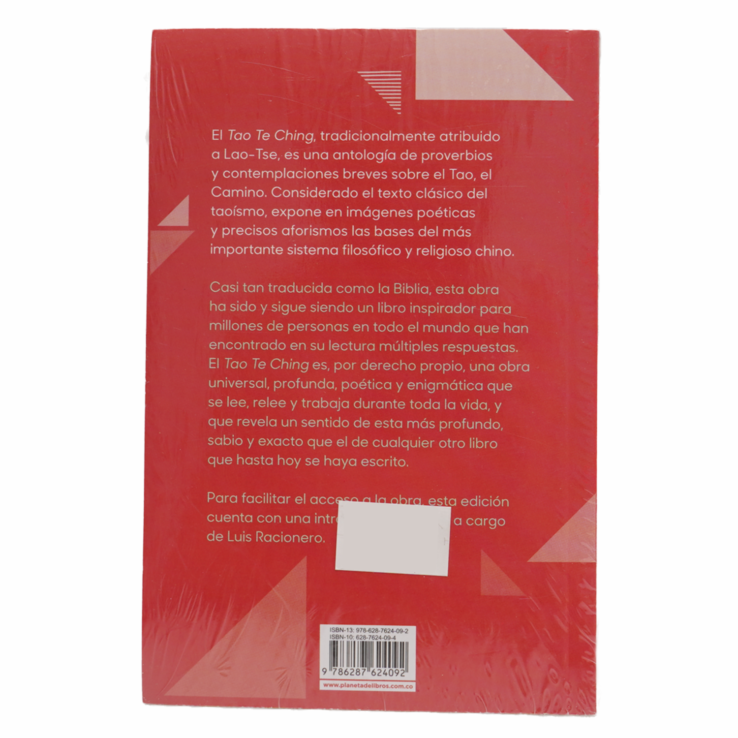 Libro Lao-Tse Tao Te Ching PLANETA 152 Páginas