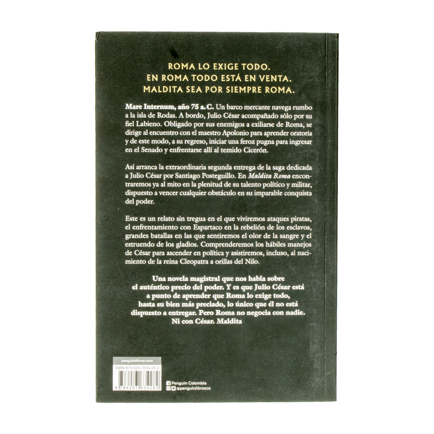 Libro Maldita Roma MR.BOOKS 894 Páginas