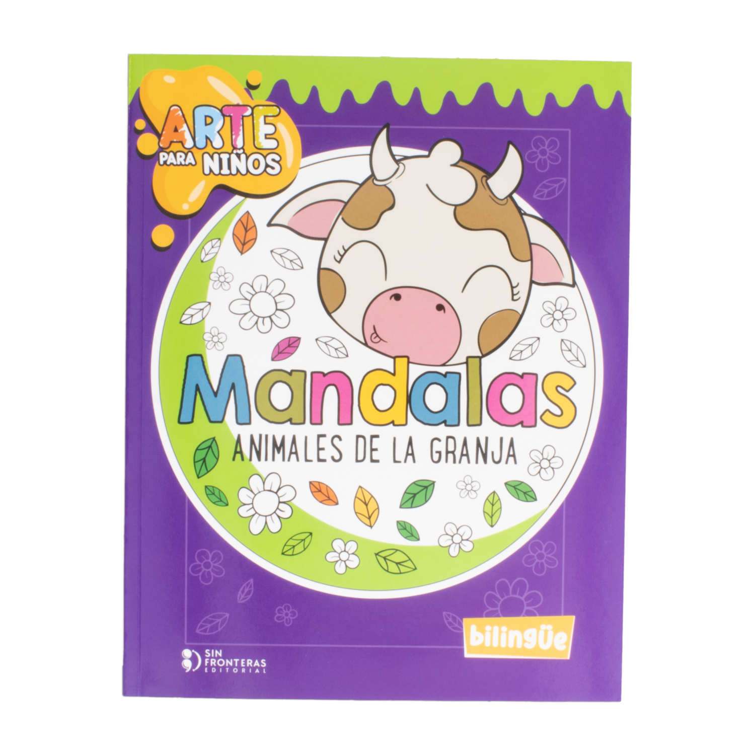 Libro Mandalas Para Colorear La Granja Colección Arte Para Niños MR.BOOKS 64 Páginas