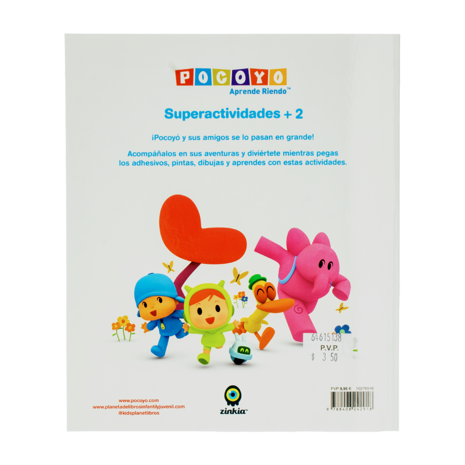 Libro Infantil Pocoyo Súper Actividades MR.BOOKS 80 Páginas