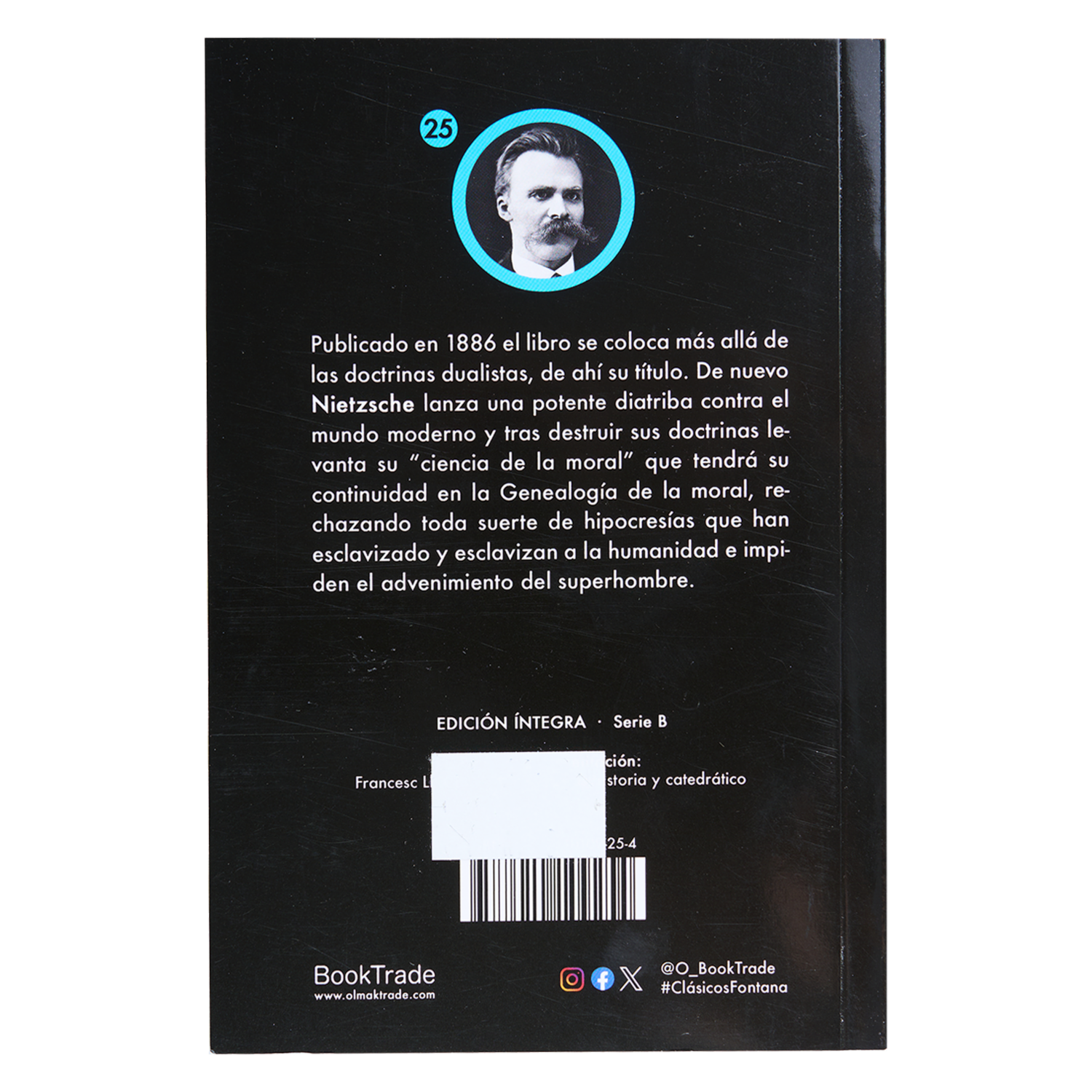 Libro Mas Alla Del Bien Y Del Mal FONTANA 250 Páginas