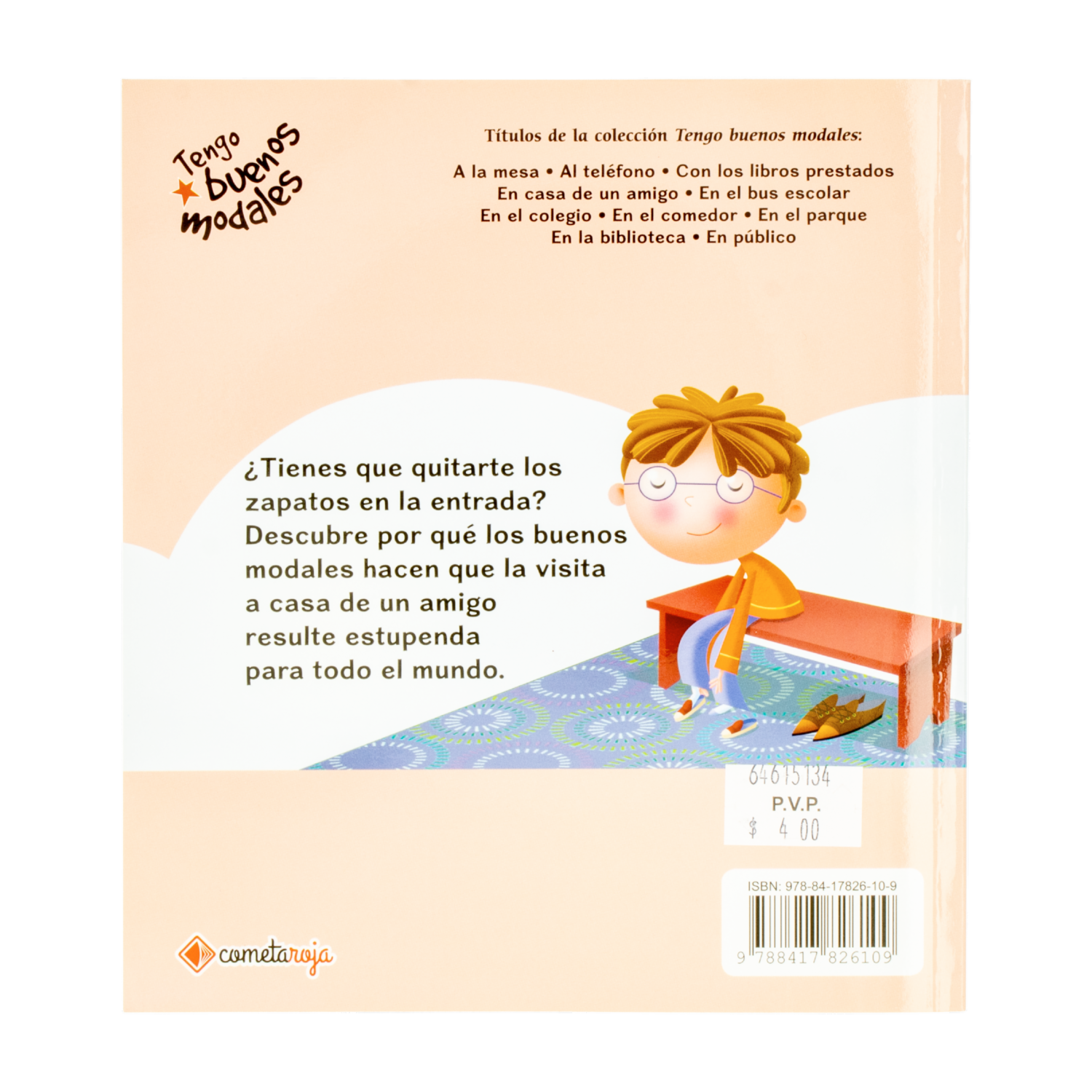 Libro Infantil Buenos Modales En Casa De Un Amigo MR.BOOKS 24 Páginas