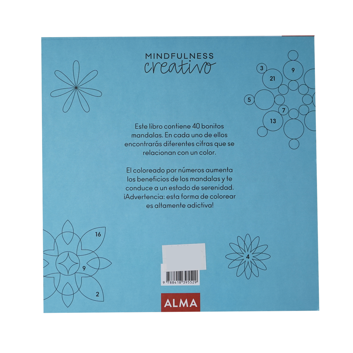Libro Mandalas Para Colorear Por Números MR.BOOKS 65 Páginas