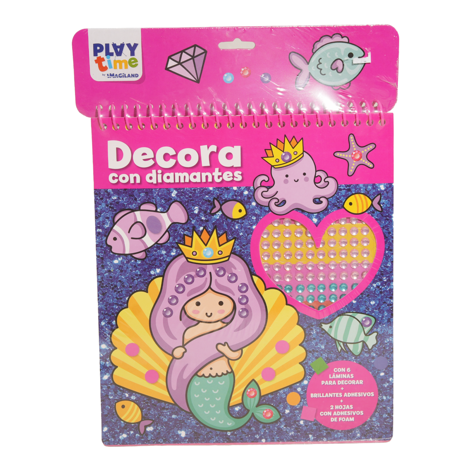 Libro Decora Con Diamantes IMAGILAND 25 Páginas