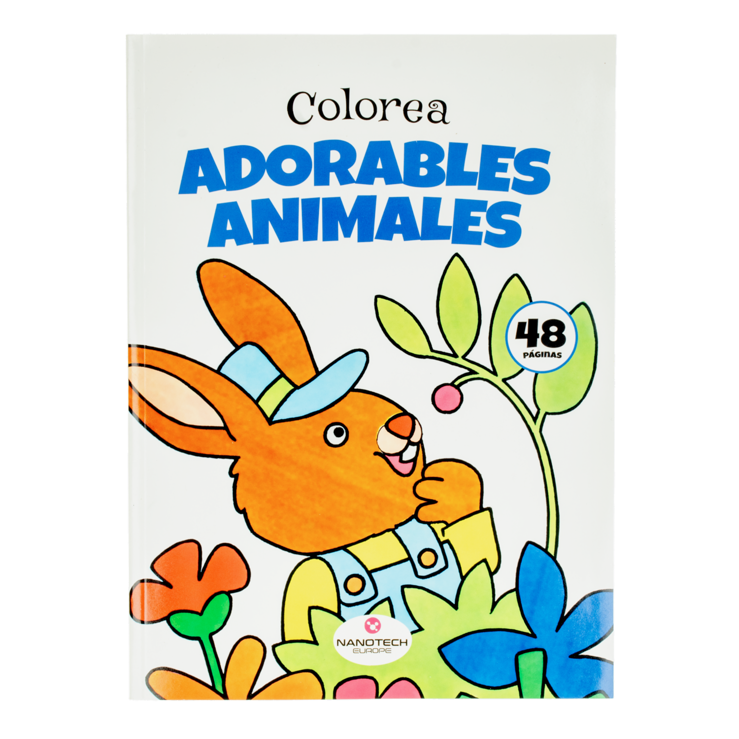 Libro Para Colorear Adorables Animales MR.BOOKS 48 Páginas