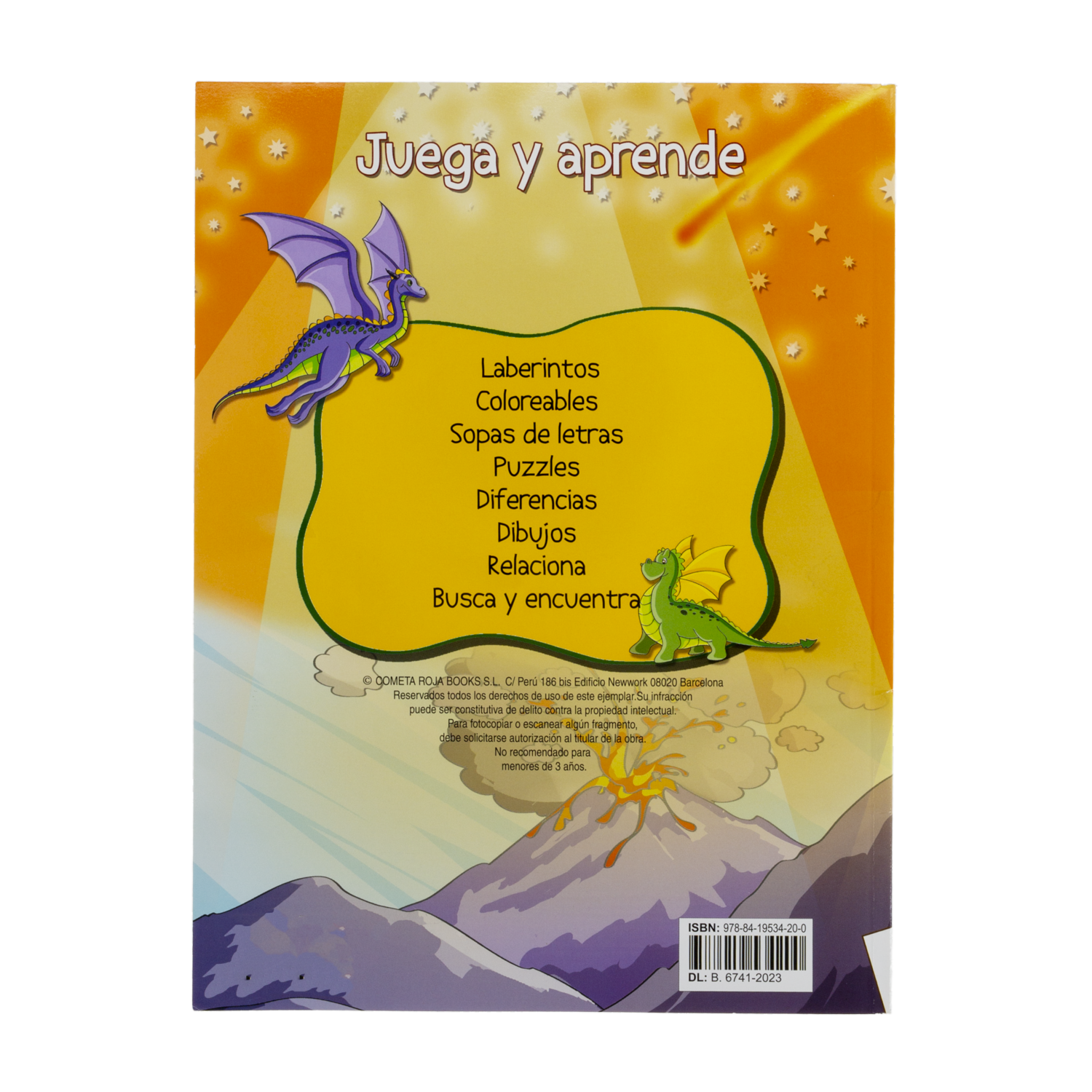 Libro Actividades Con Los Dragones MR.BOOKS 32 Páginas