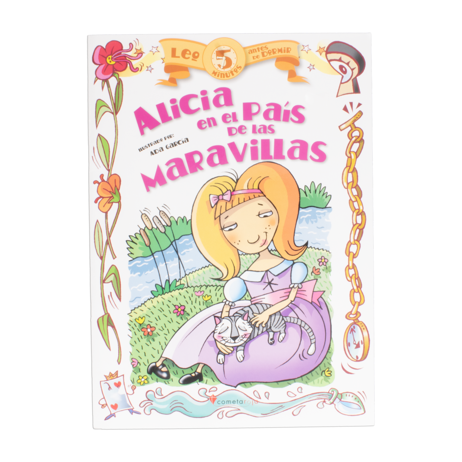 Libro Alicia En El País De Las Maravillas Leo 5 Minutos Antes De Dormir MR.BOOKS 16 Páginas