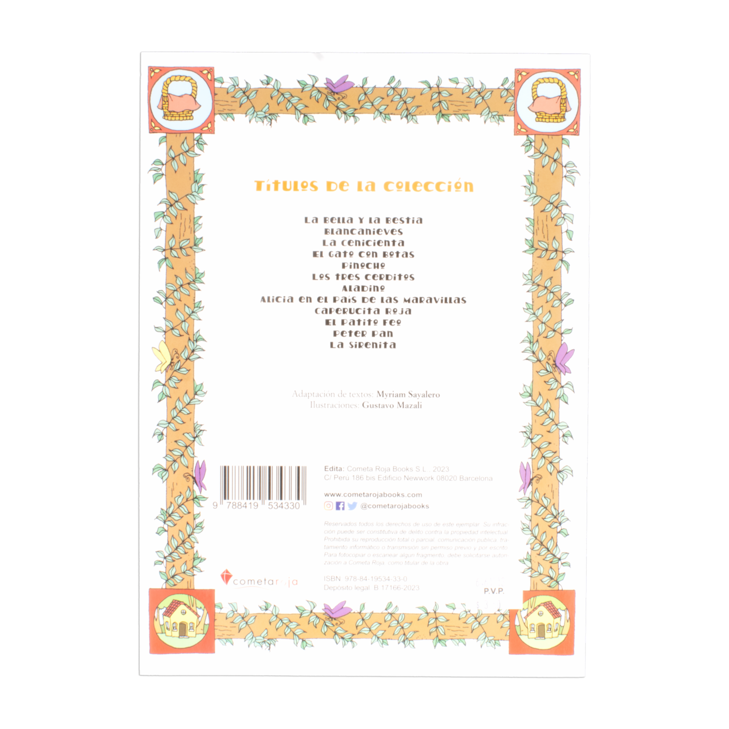 Libro Caperucita Roja Leo 5 Minutos Antes De Dormir MR.BOOKS 16 Páginas