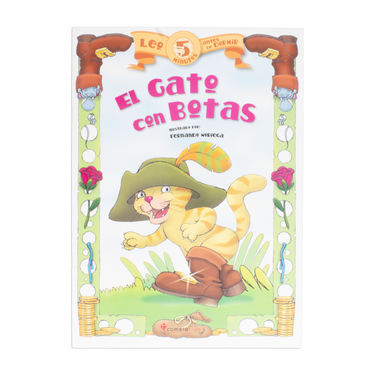 Libro El Gato Con Botas Leo 5 Minutos Antes De Dormir MR.BOOKS 16 Páginas
