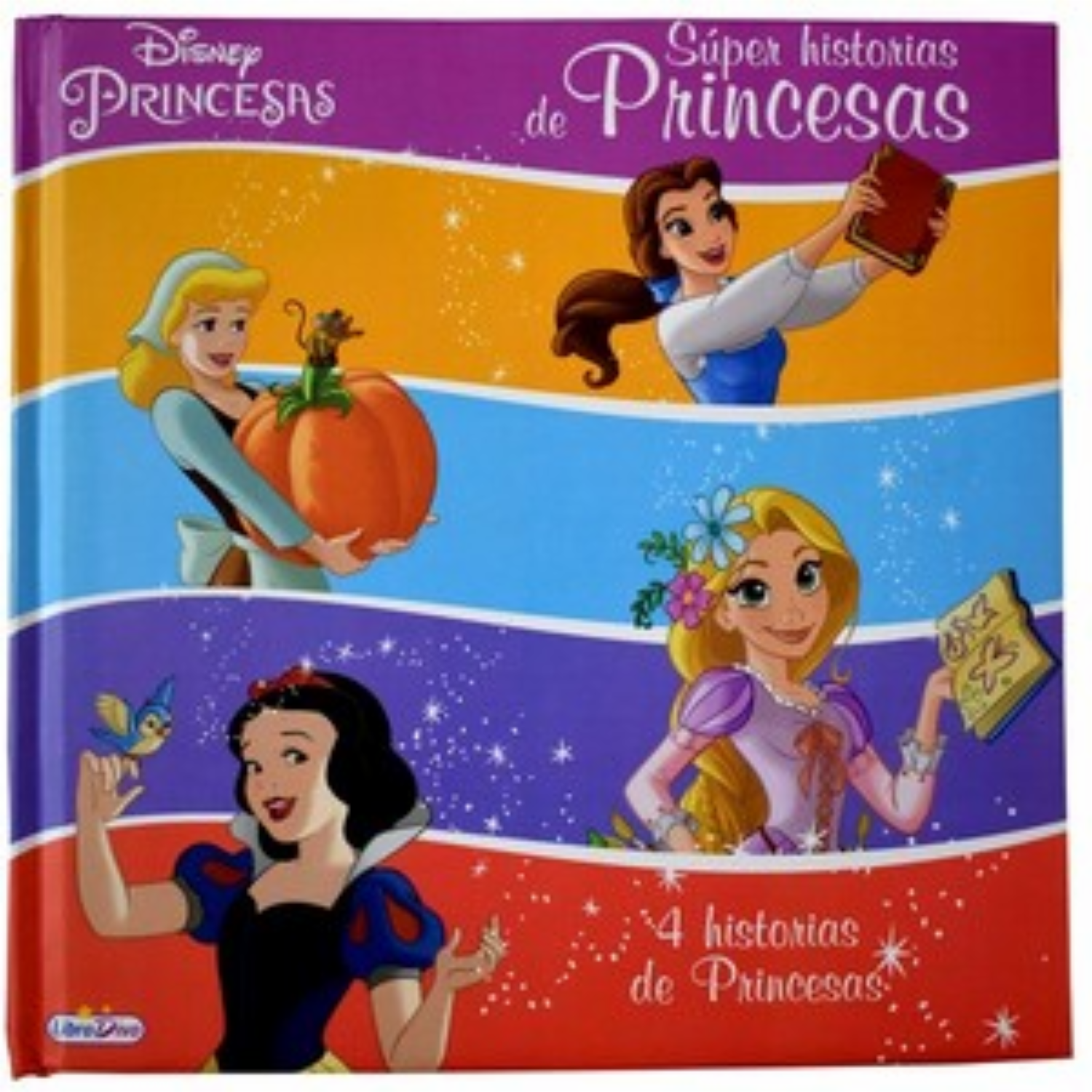 Súper Historias De Princesas Disney LIBRO DIVO 96 Páginas