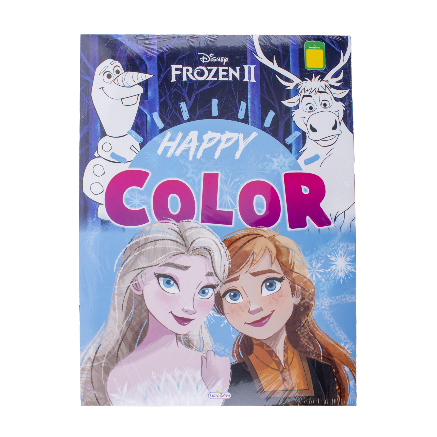 Libro Frozen Pegatinas Para Pequeños 2T LIBRO DIVO 12 Páginas
