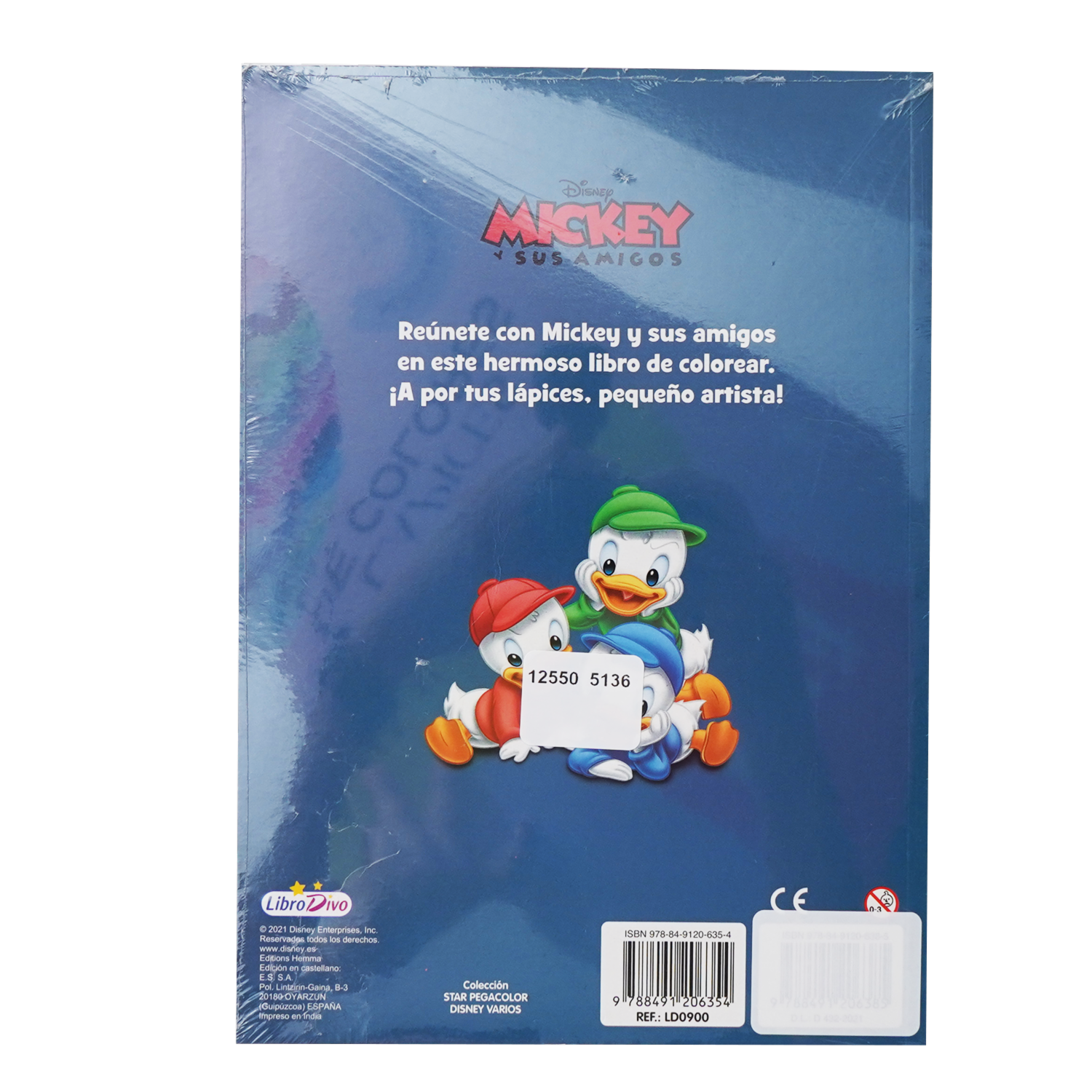 Libro Star Pegacolor Disney 4T DISNEY 70 Páginas