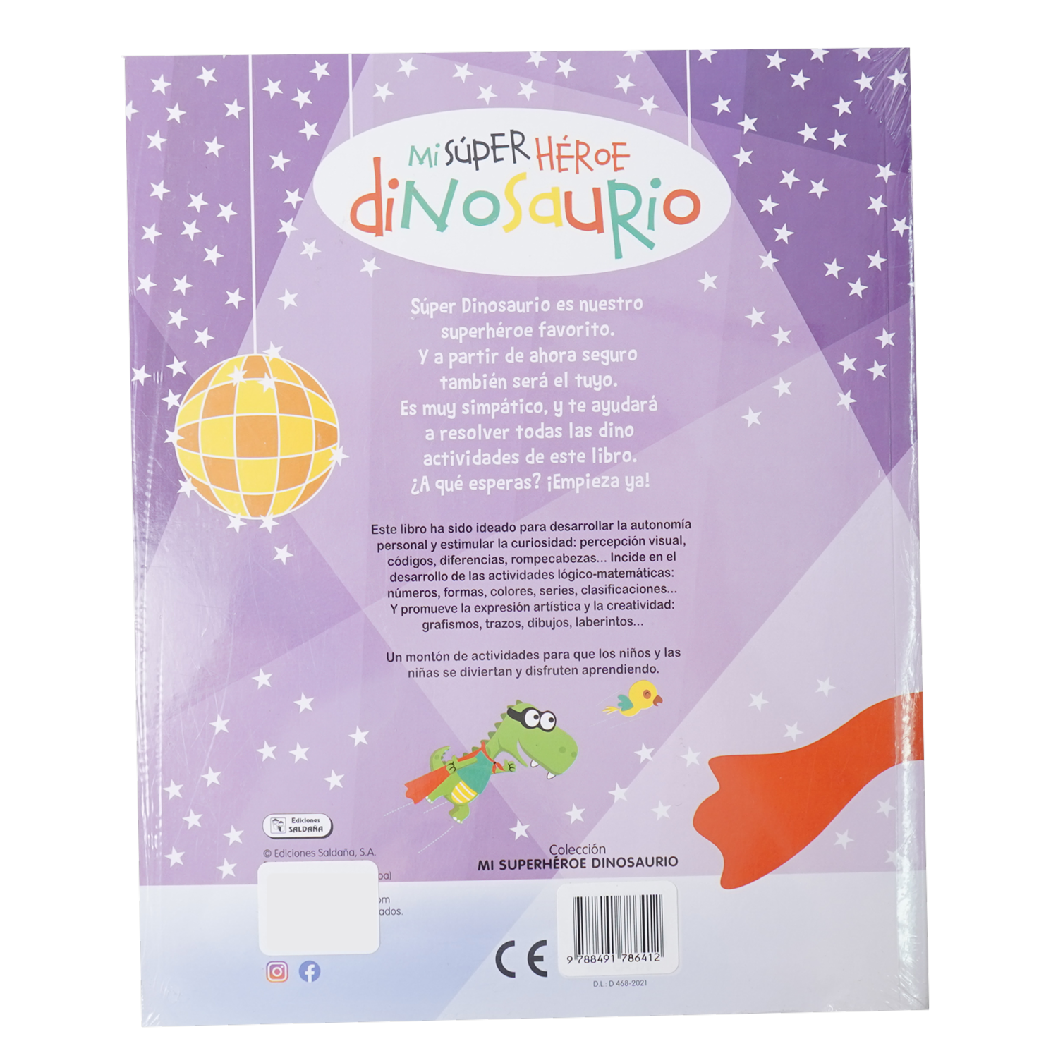 Súper Color Dinosaurios EDICIONES SALDAÑA 64 Páginas