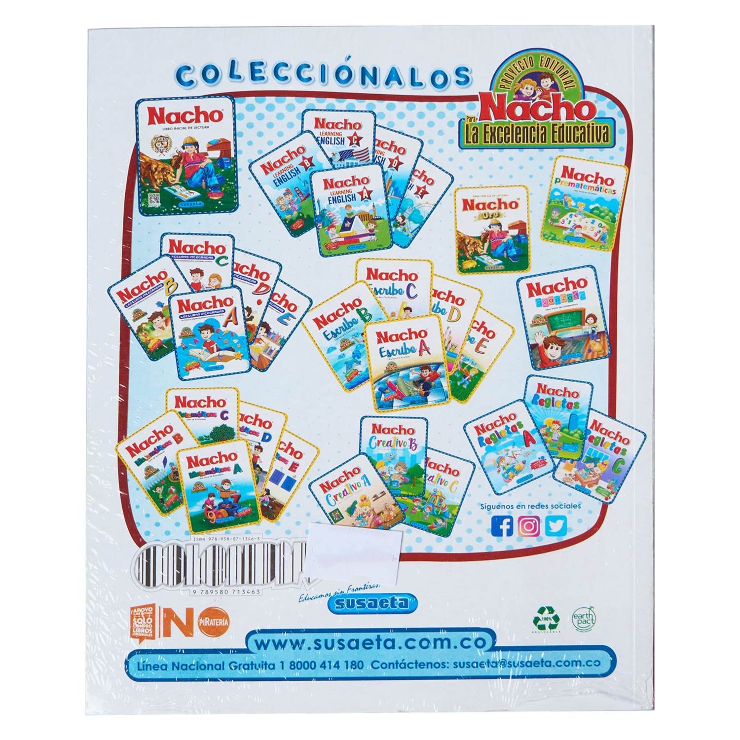 Libro Nacho Lecturas Integradas SUSAETA 100 Páginas