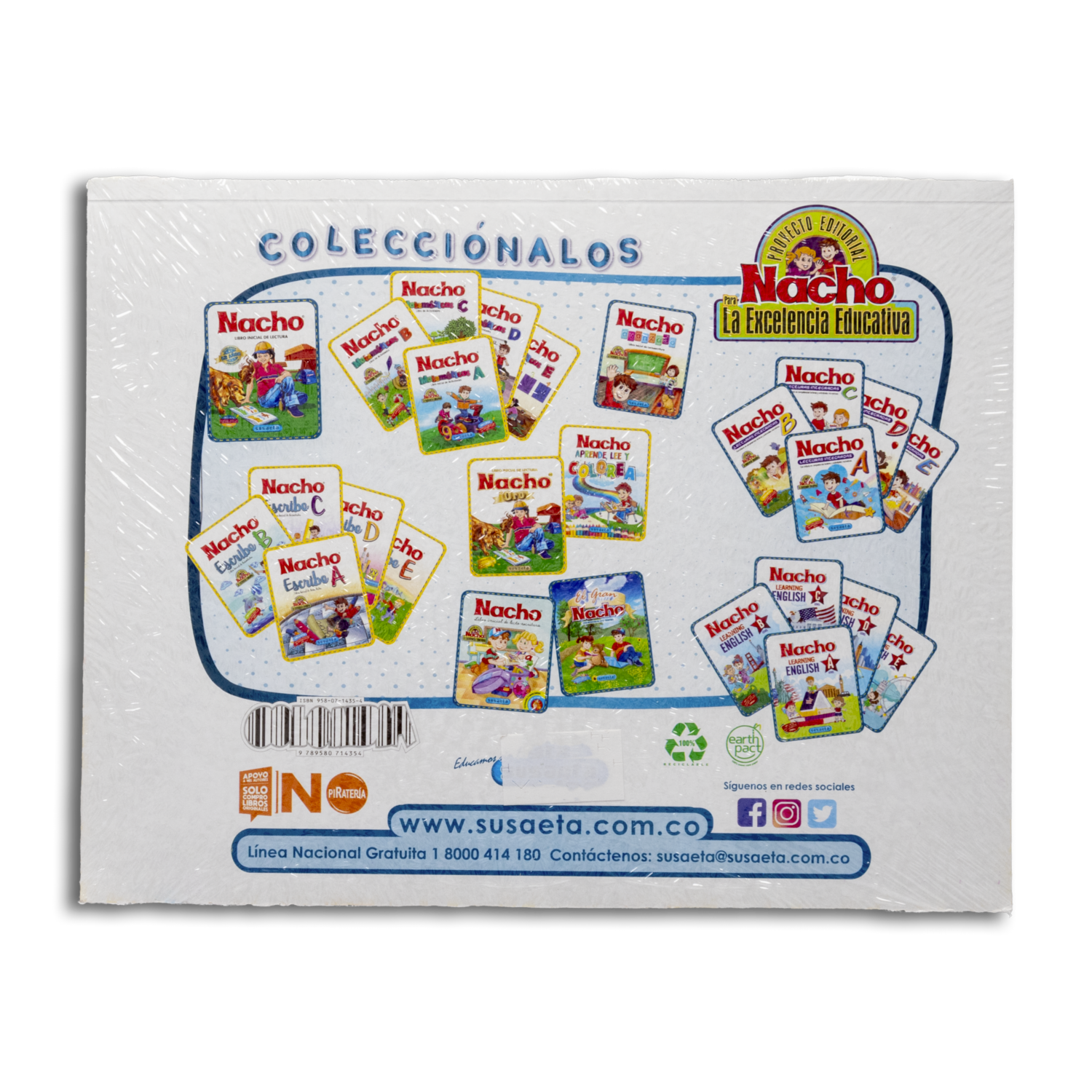 Libro Nacho Dibuja LATINBOOKS 46 Páginas