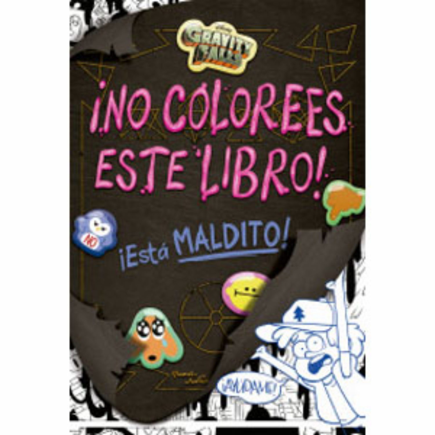 Libro Gravity Falls. No Colorees Este Libro DISNEY 92 Páginas