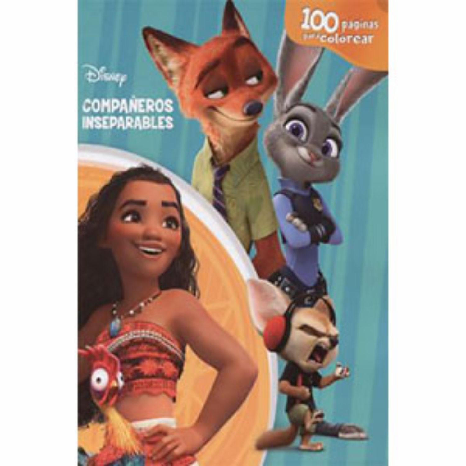 Libro Compañeros Inseparables 100 Paginas Para Colorear 3J EDITORES 100 Páginas