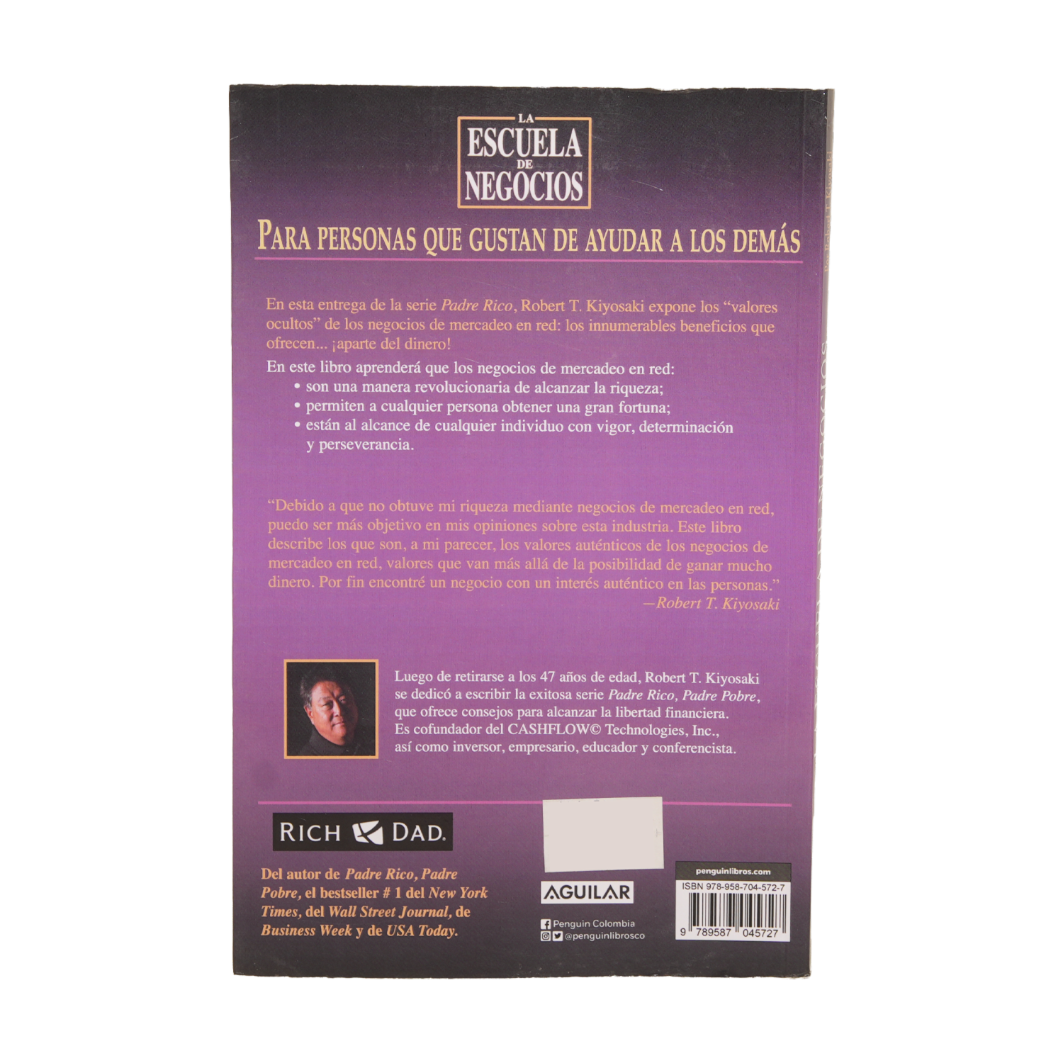 Libro La Escuela De Negocios AGUILAR 218 Páginas