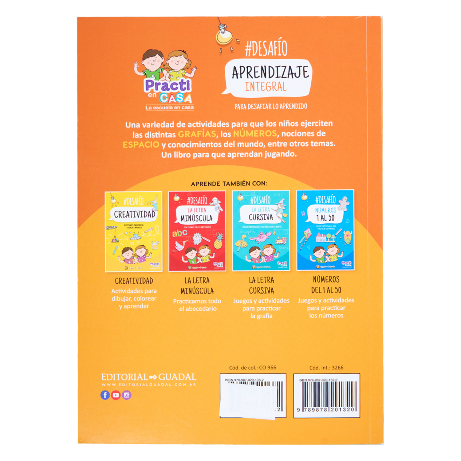 Libro Desafío: Aprendizaje Integral 2 MR.BOOKS 63 Páginas