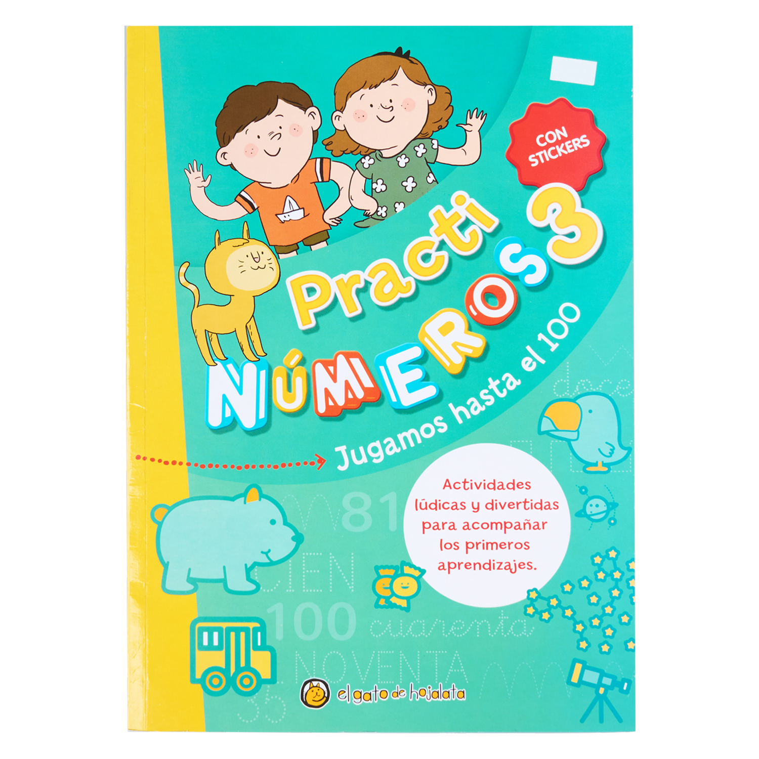 Libro Practi Números 3 Jugamos Hasta El 100 MR.BOOKS 42 Páginas