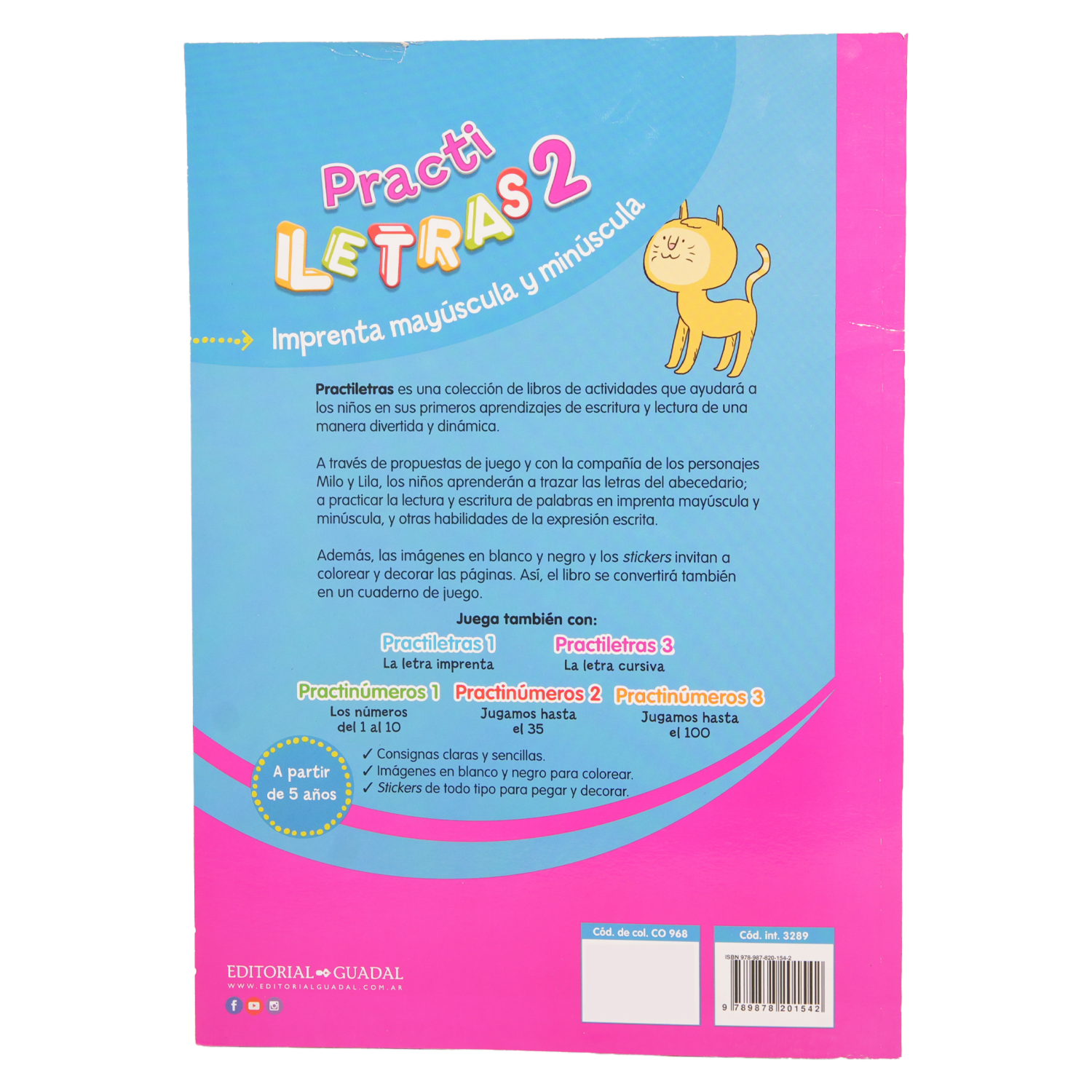 Libro Practi Letras 2 Grandes EL GATO DE HOJALATA 60 Páginas
