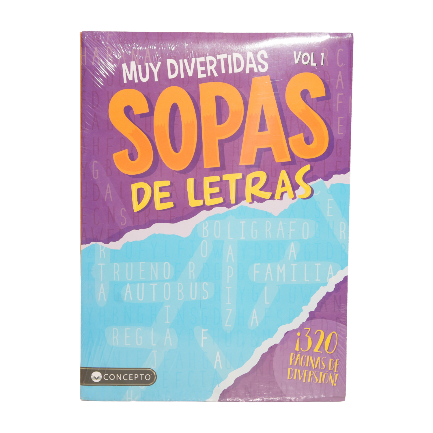 Libro Muy Divertidas Sopas De Letras Vol 1 CONCEPTO 300 Páginas
